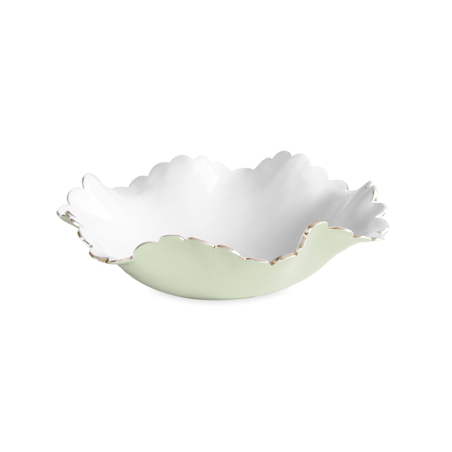 Encanto Colette Medium Bowl (Pistachio White)
