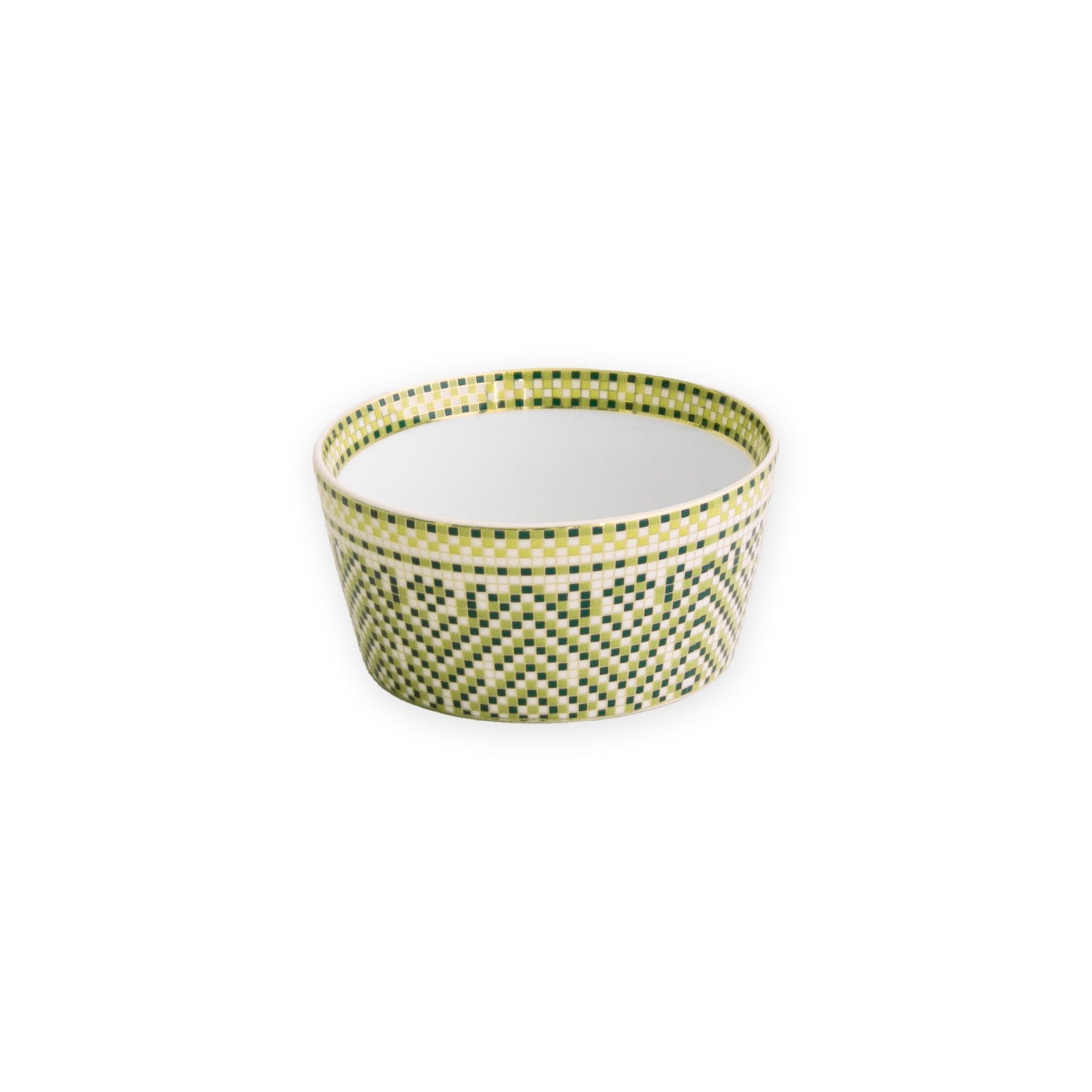 Ceramic Green & Gold Ravenna Small Dip Bowl Set of 4