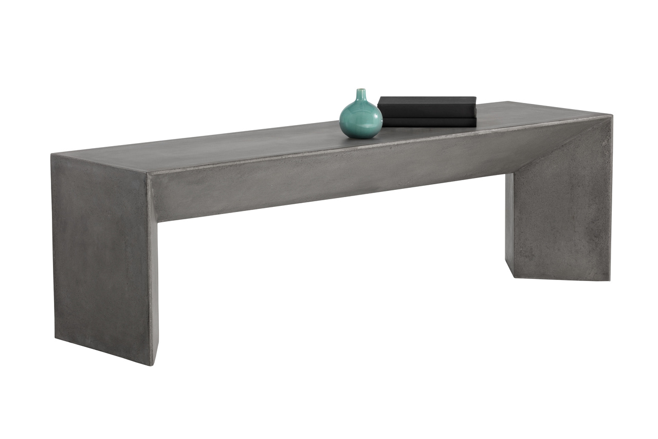 Nomad Grey Bench