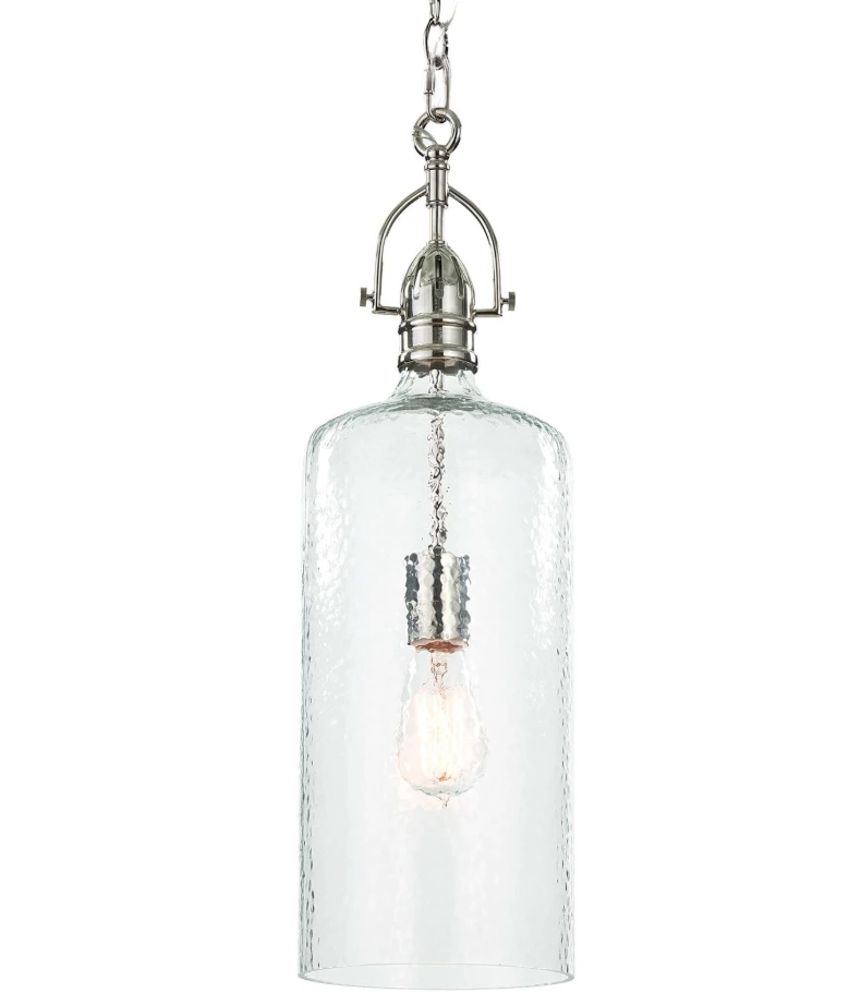Barron Polished Nickel Pendant Light