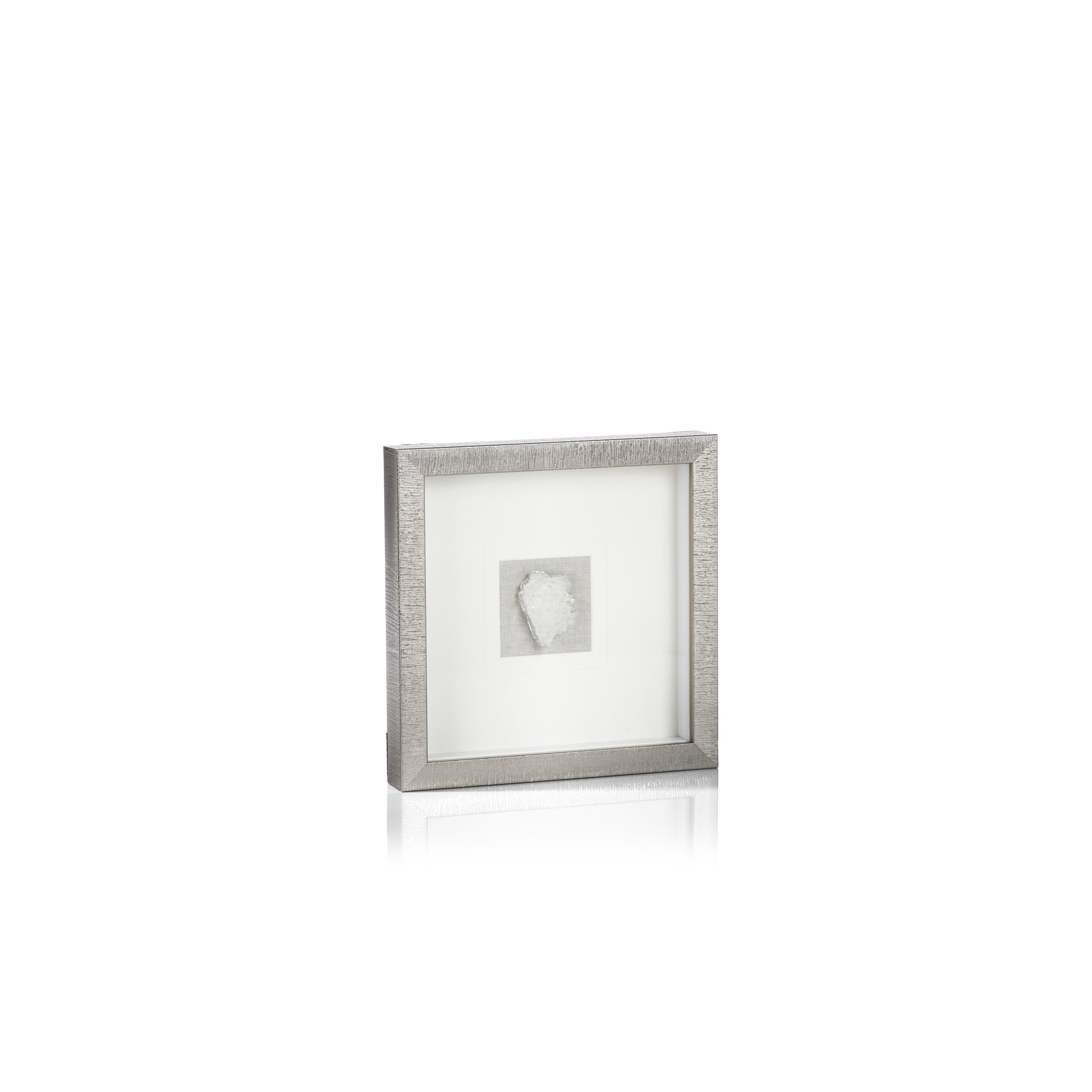 Muzo Silver Framed Crystal Wall Décor