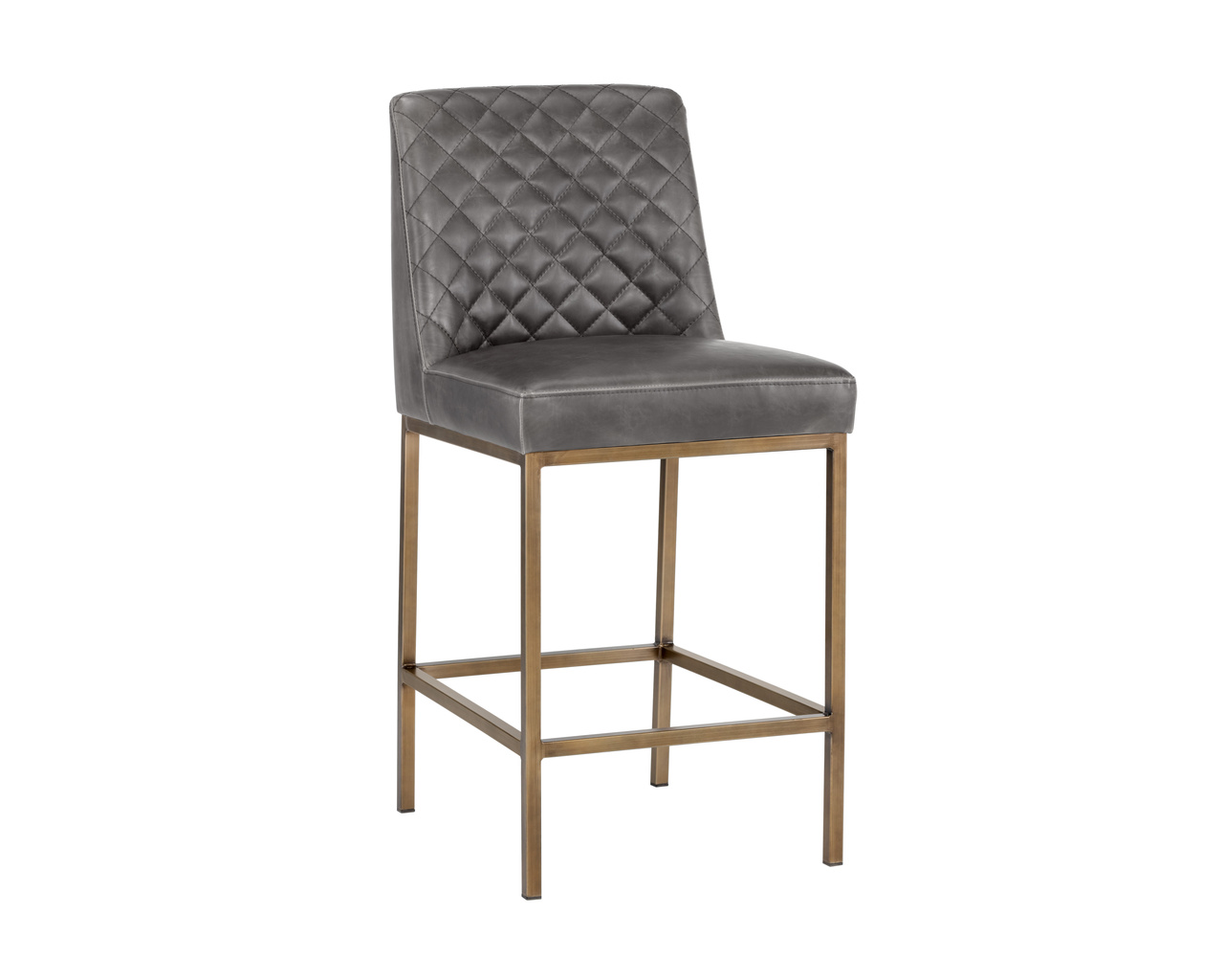 Leighland Overcast Grey Counter Stool