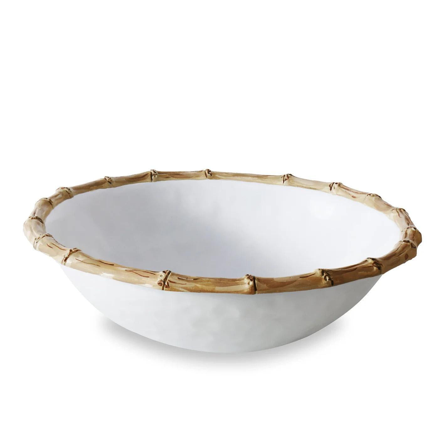 Vida Natural & White Bamboo Large Salad Bowl