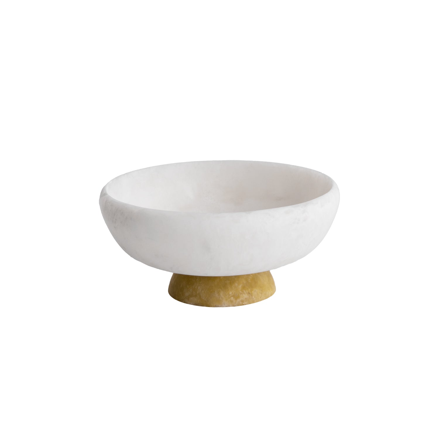 Resin Sorbet Medium Round Bowl Base Coconut Matcha
