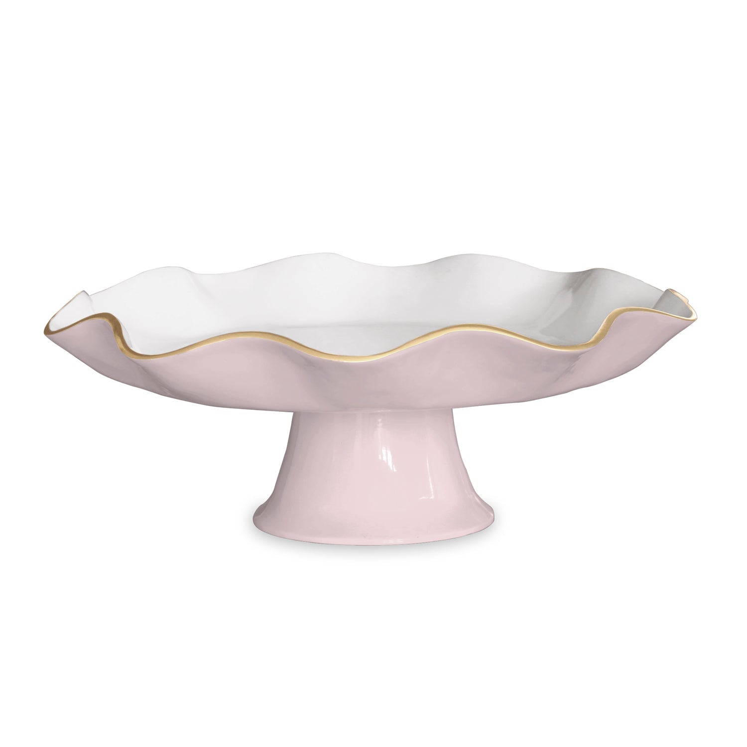 Encanto Carola Pedestal Cake Plate (Camellia White)