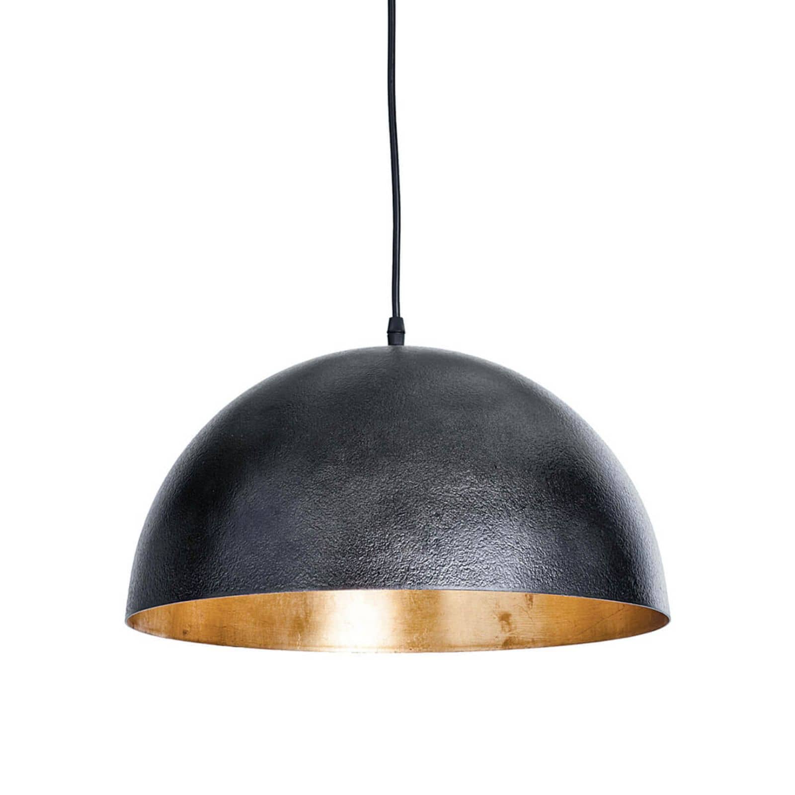 Sigmund Pendant Small Black Gold