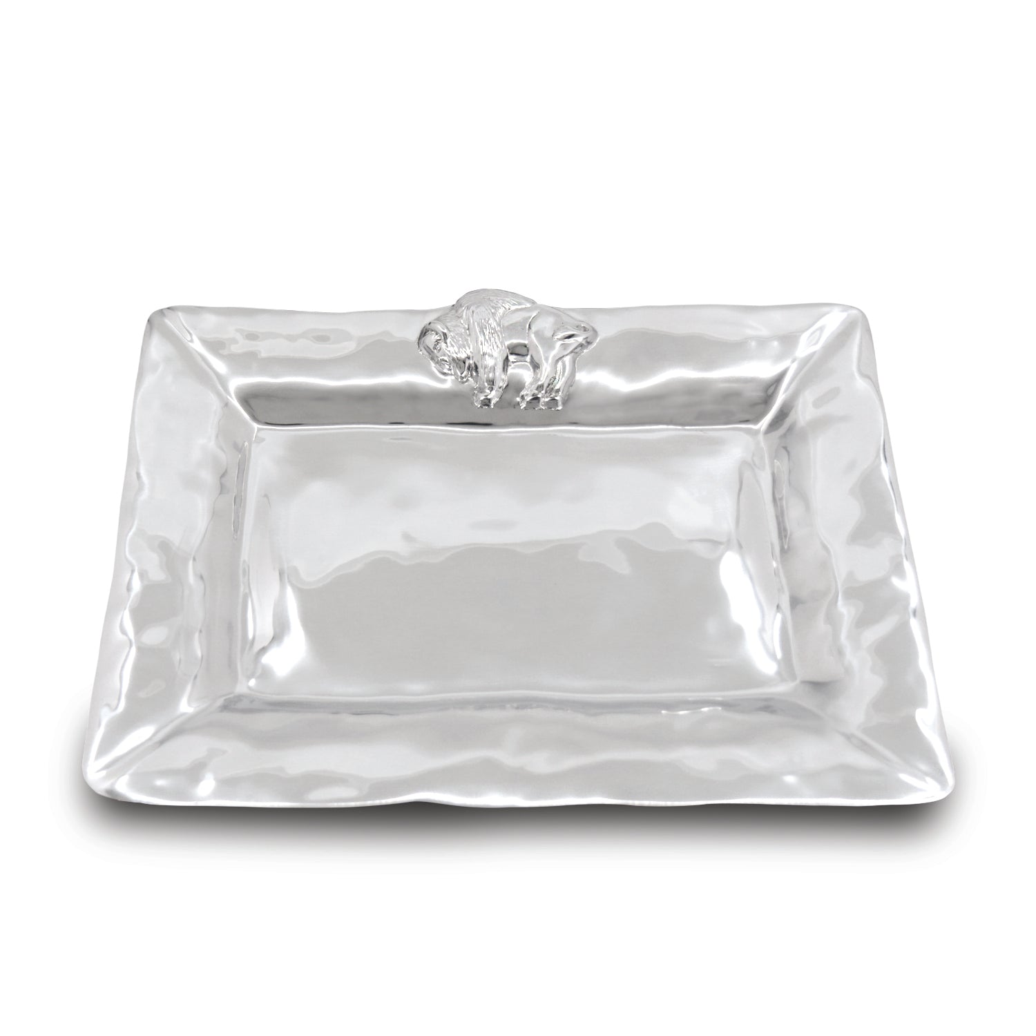 Silver Buffalo Medium Rectangular Serving Tray