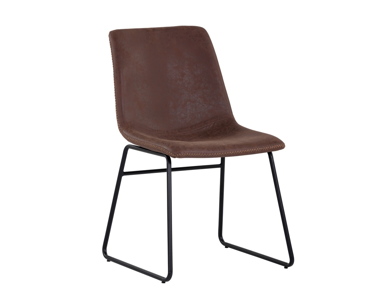 Cal Antique Brown Dining Chair