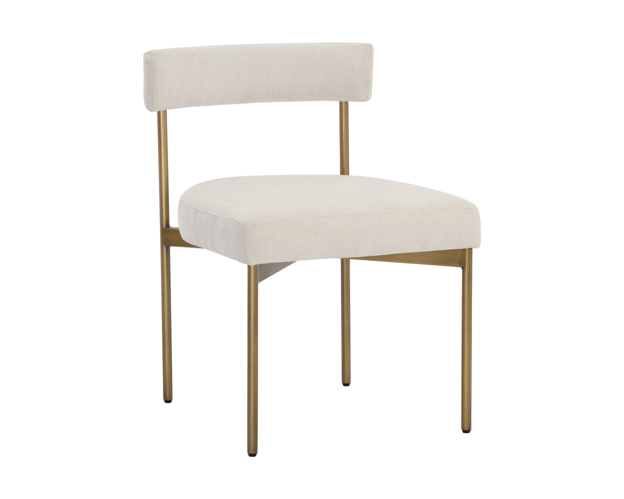 Seneca Antique Brass - Danny Ivory Dining Chair