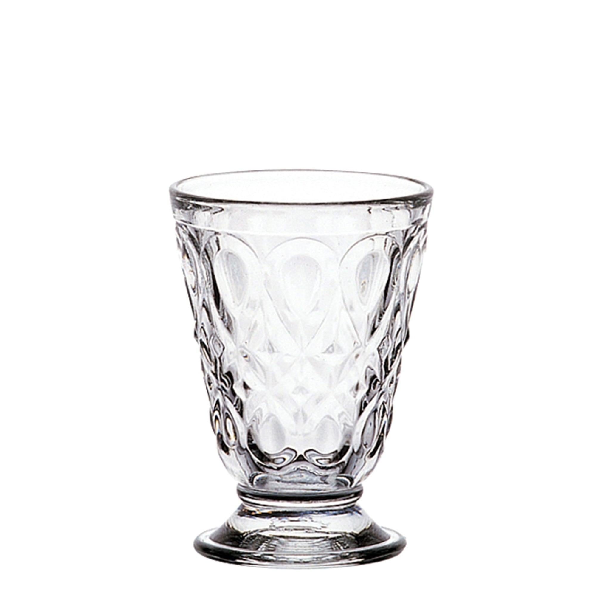 Clear Glass Lyonnais Tumblers Set of 6