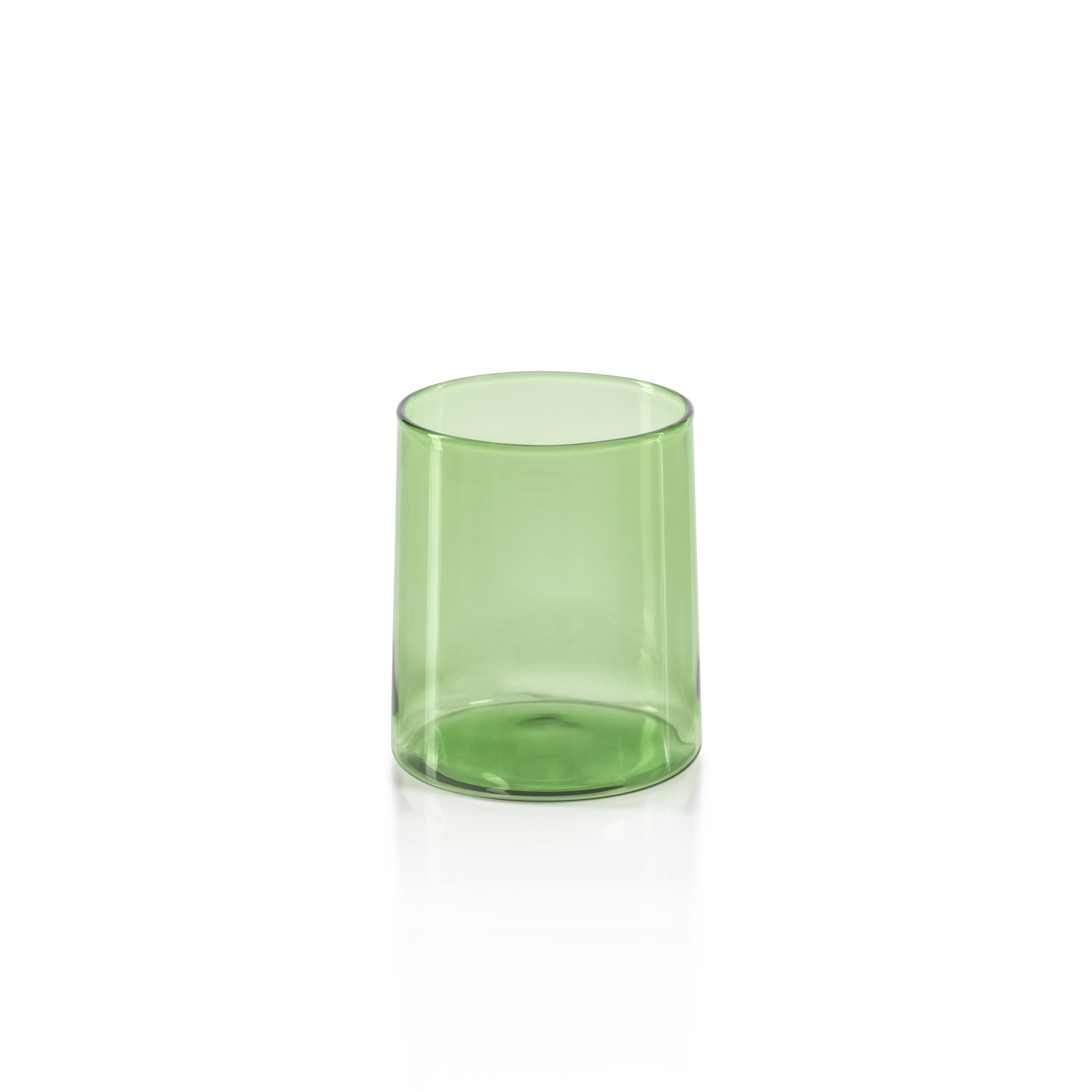 Lanvin Green Tumbler Glasses, Set 6