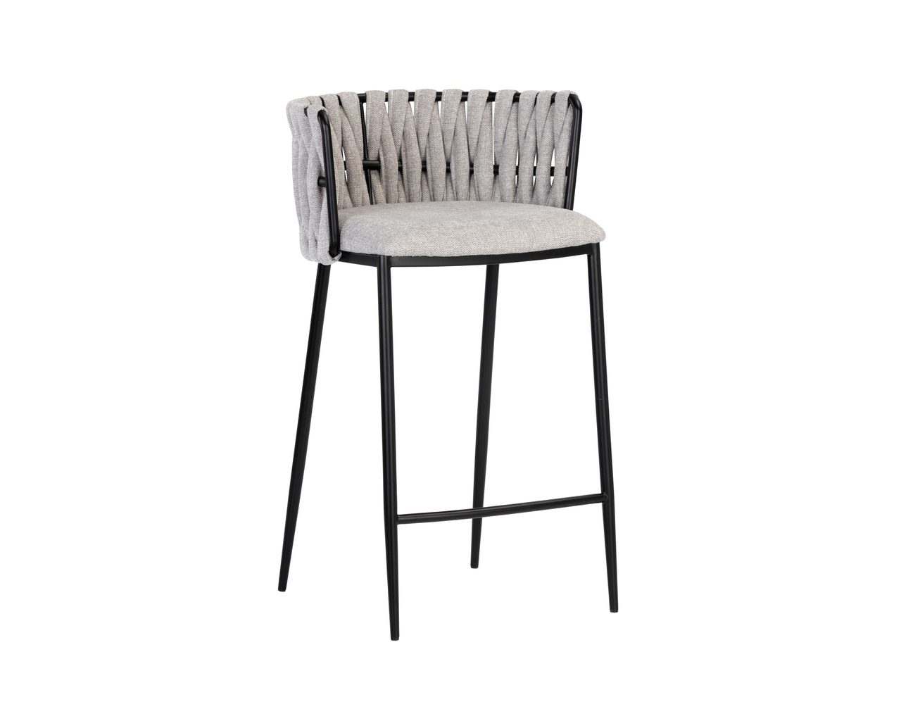 Sarai Belfast Heather Grey Counter Stool