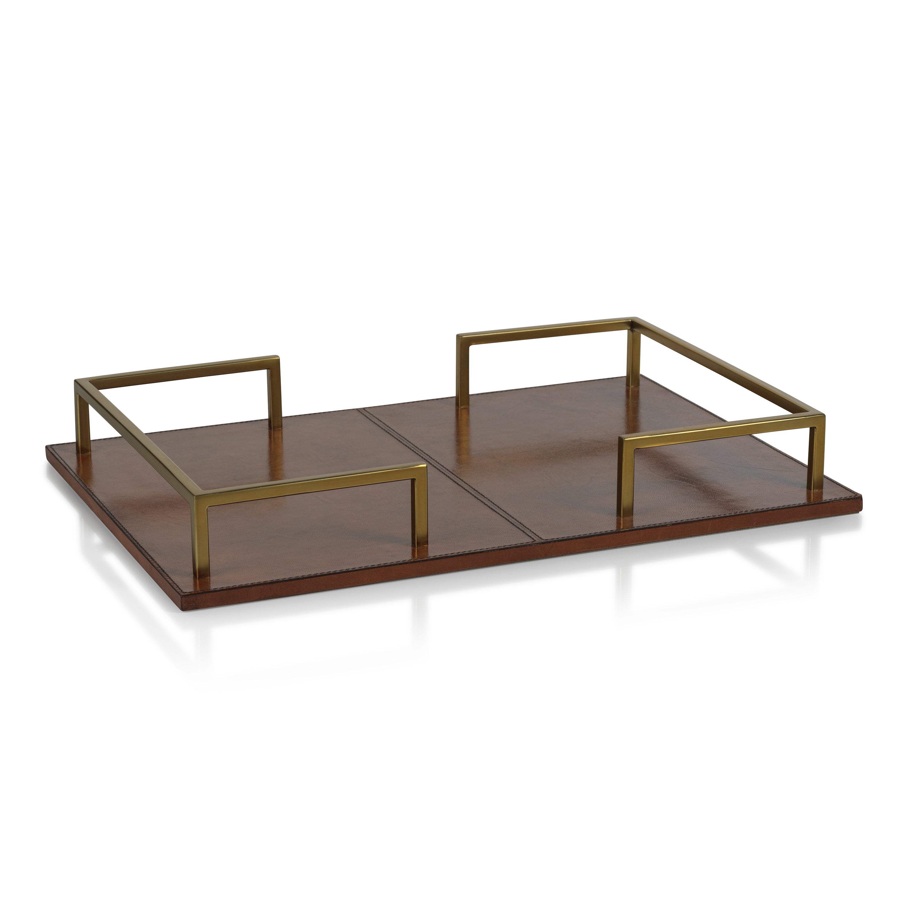 Chadwell Long Leather Bar Tray