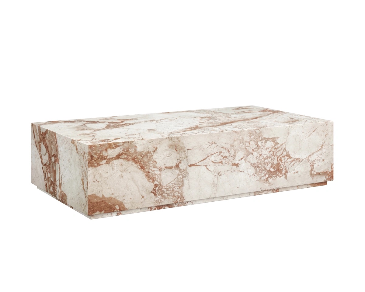 Laros Crema Breccia Marble Coffee Table