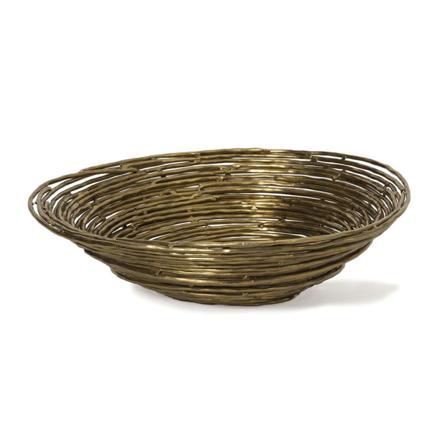 Nest Brass Decorative Bowl