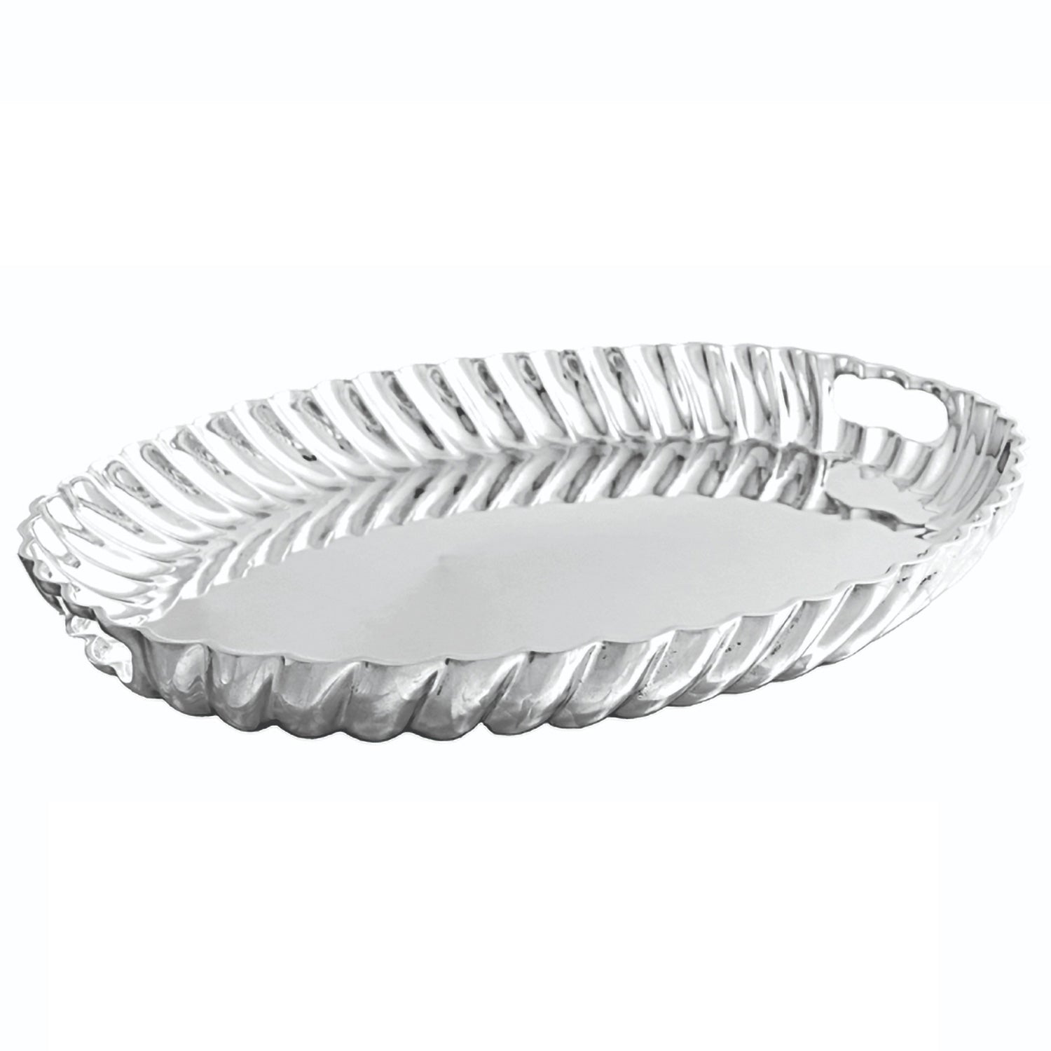 Vintage Swirl Oval Tray Handles