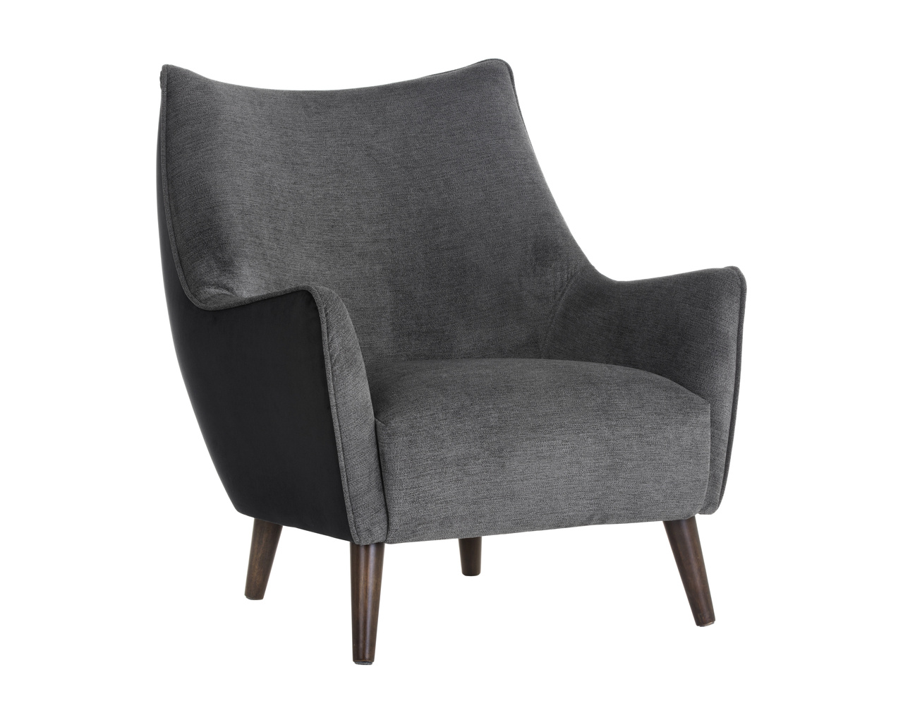 Sorrel Polo Club Kohl Grey / Abbington Black Lounge Chair