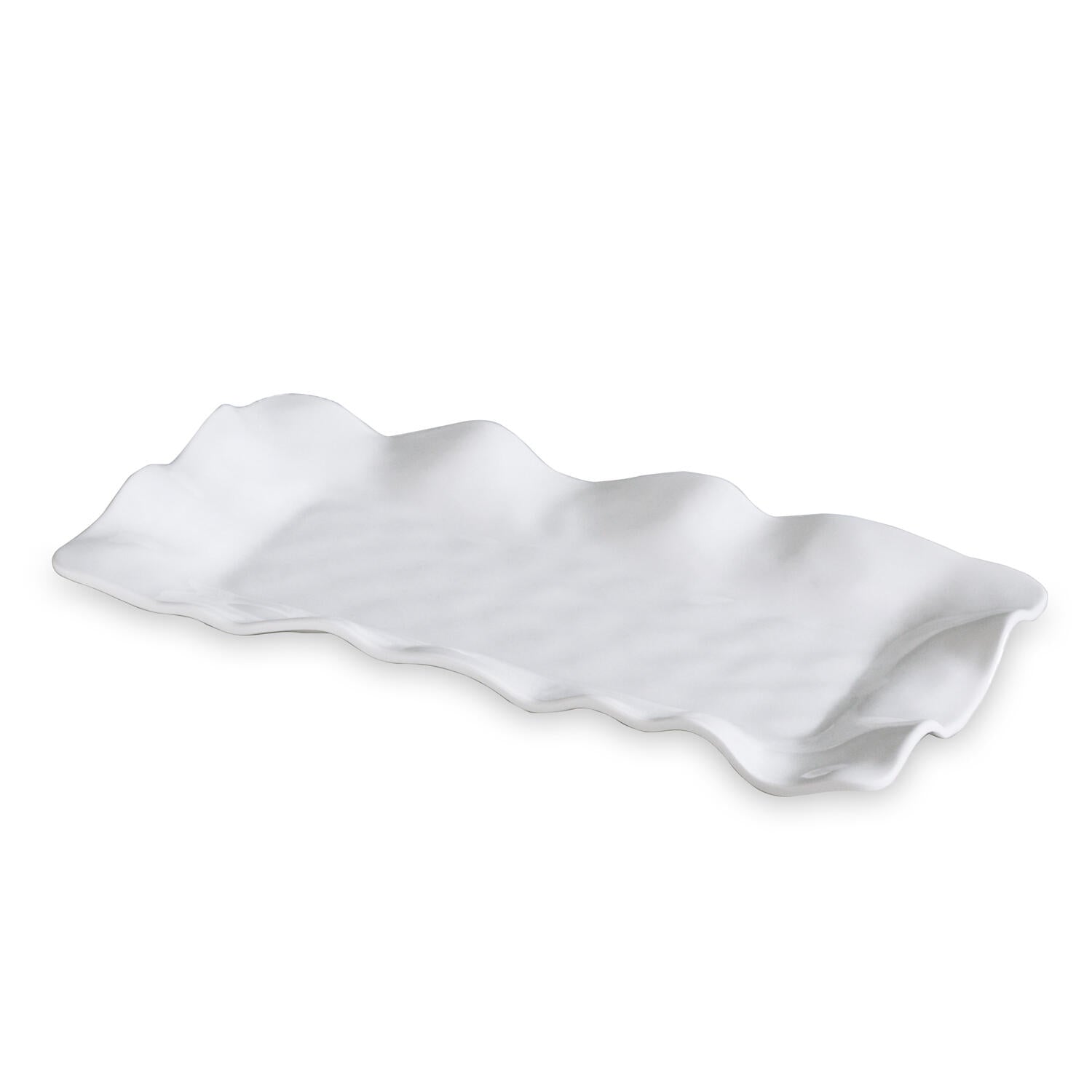 Vida Havana Long Rectangular Tray (White)