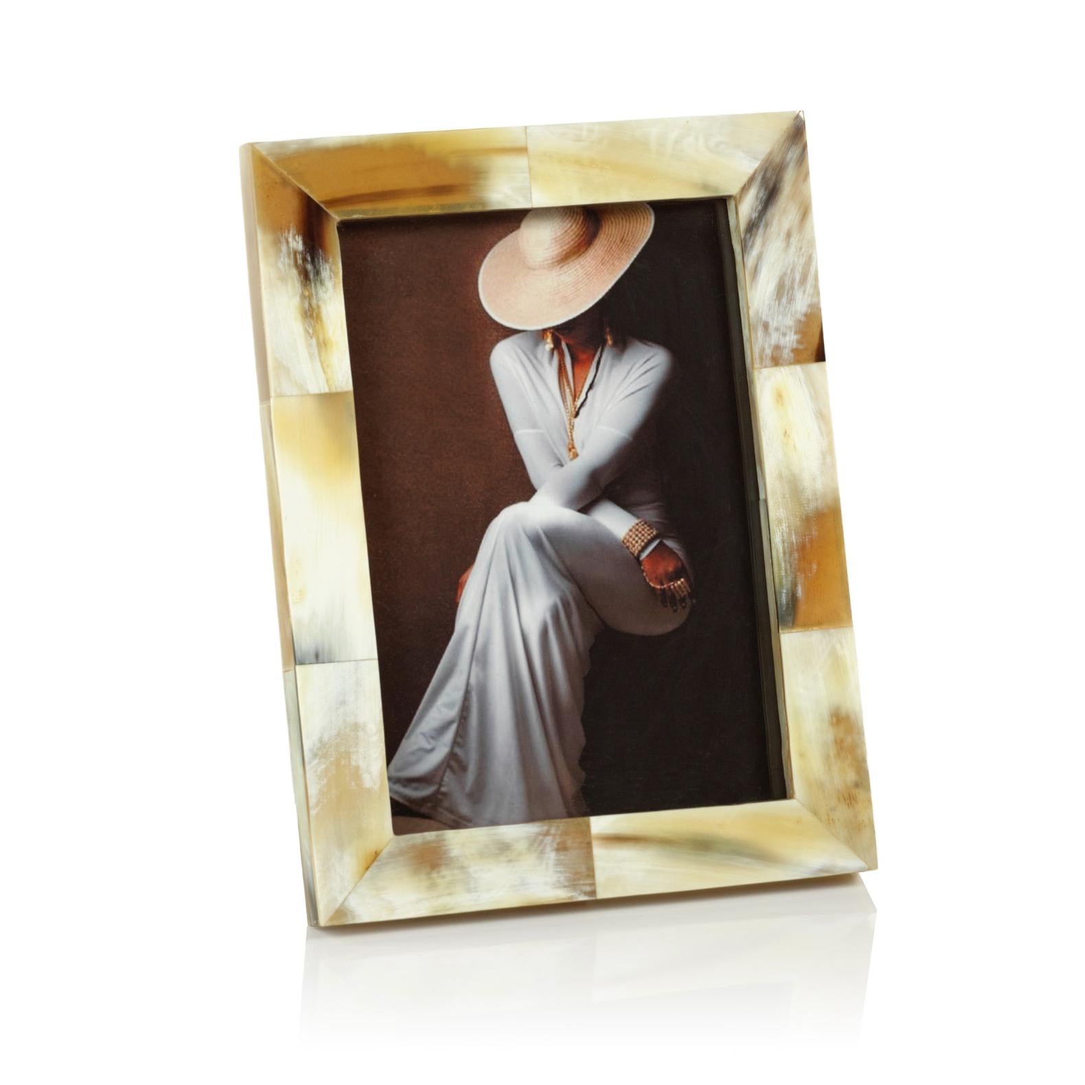 Nairobi Matt White Bone Photo Frame 5x7