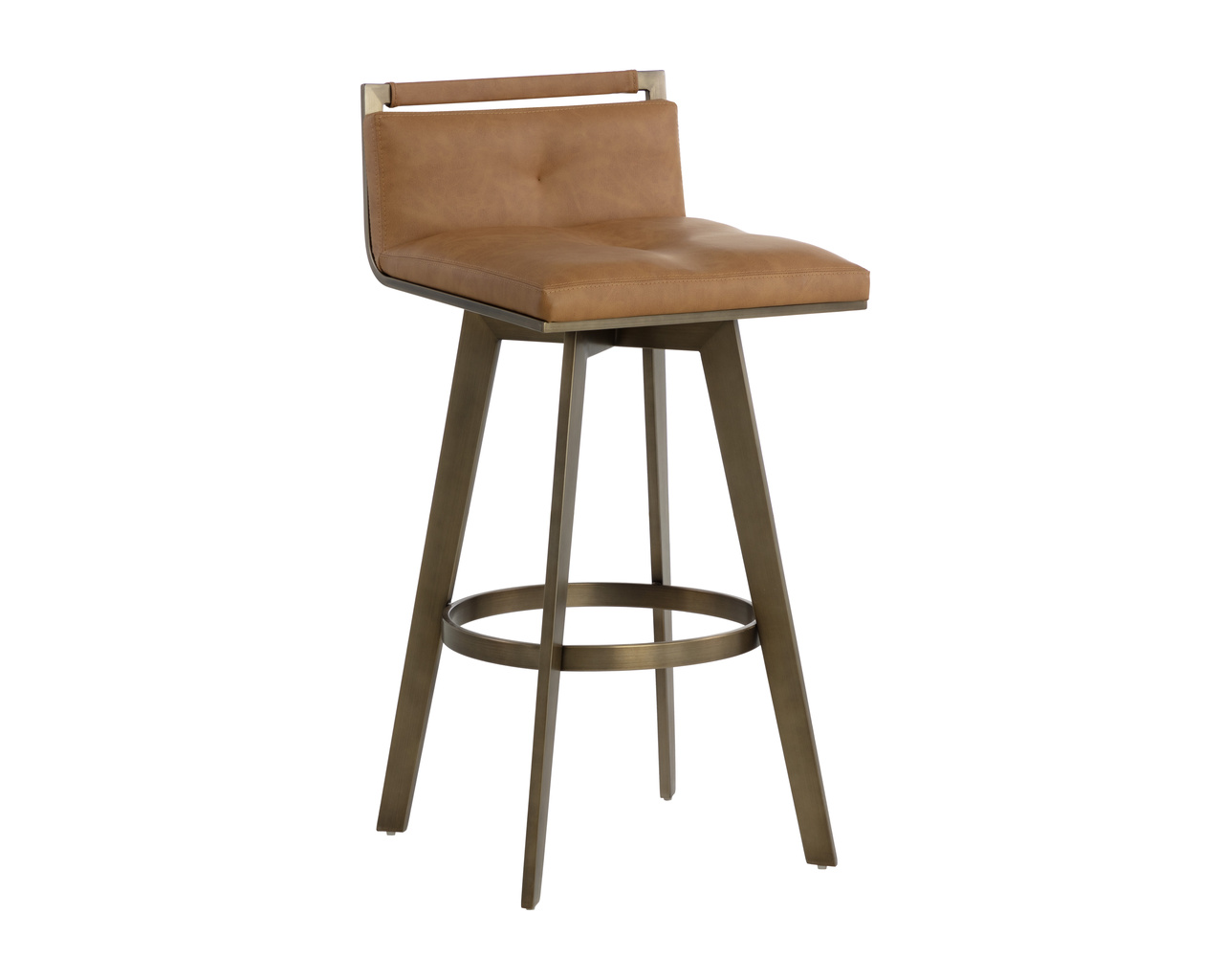 Arizona Swivel Barstool Milliken Cognac
