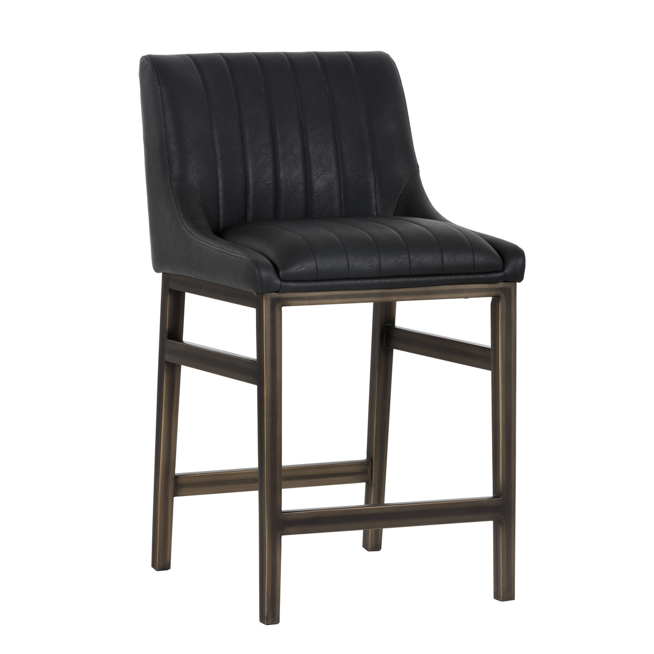 Halden Vintage Black Counter Stool