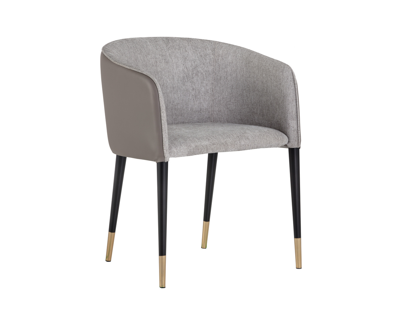 Asher Dining Flint Grey / Napa Taupe Armchair