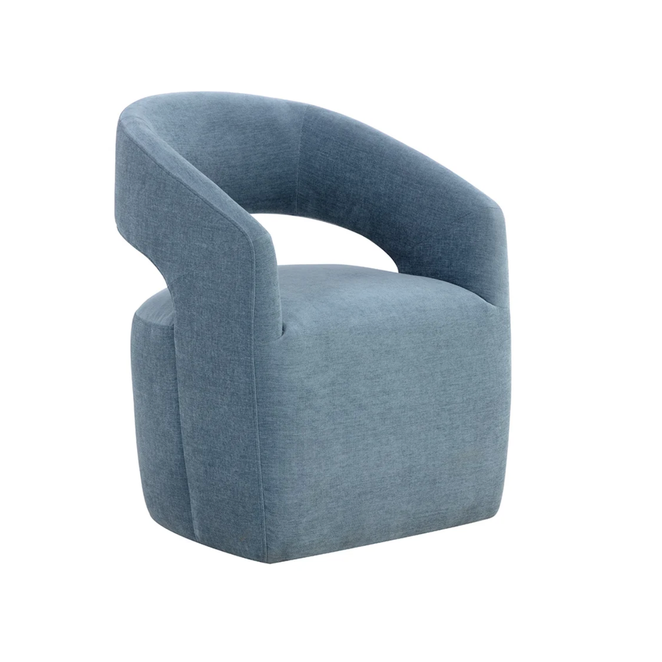 Lloret Wheeled Dining Danny Iceberg Armchair