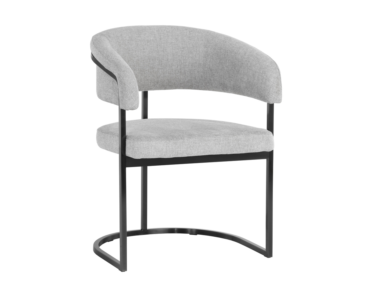 Marris Dining Gunmetal - Belfast Heather Grey Armchair