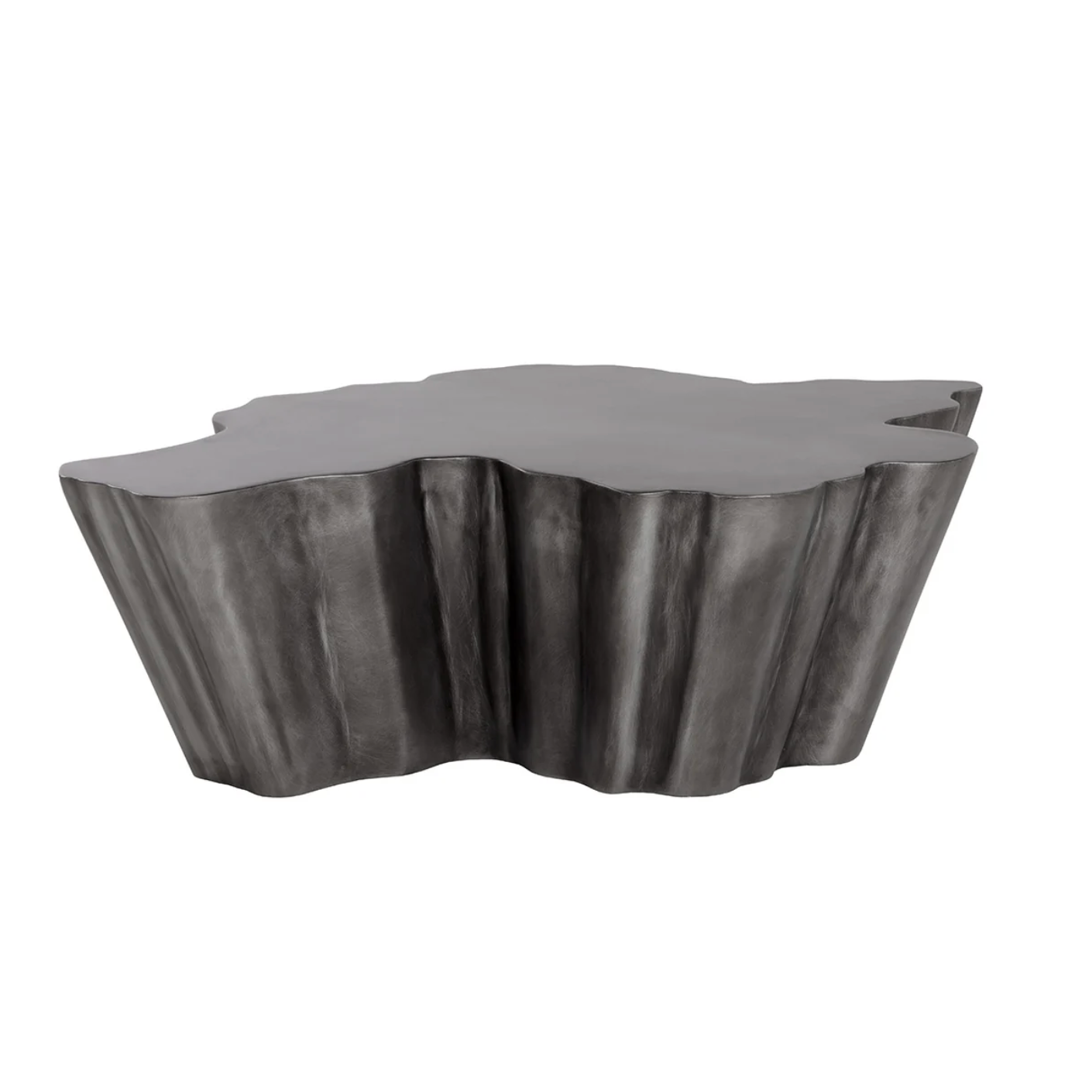 Lynx Antique Grey Organic Shaped Coffee Table
