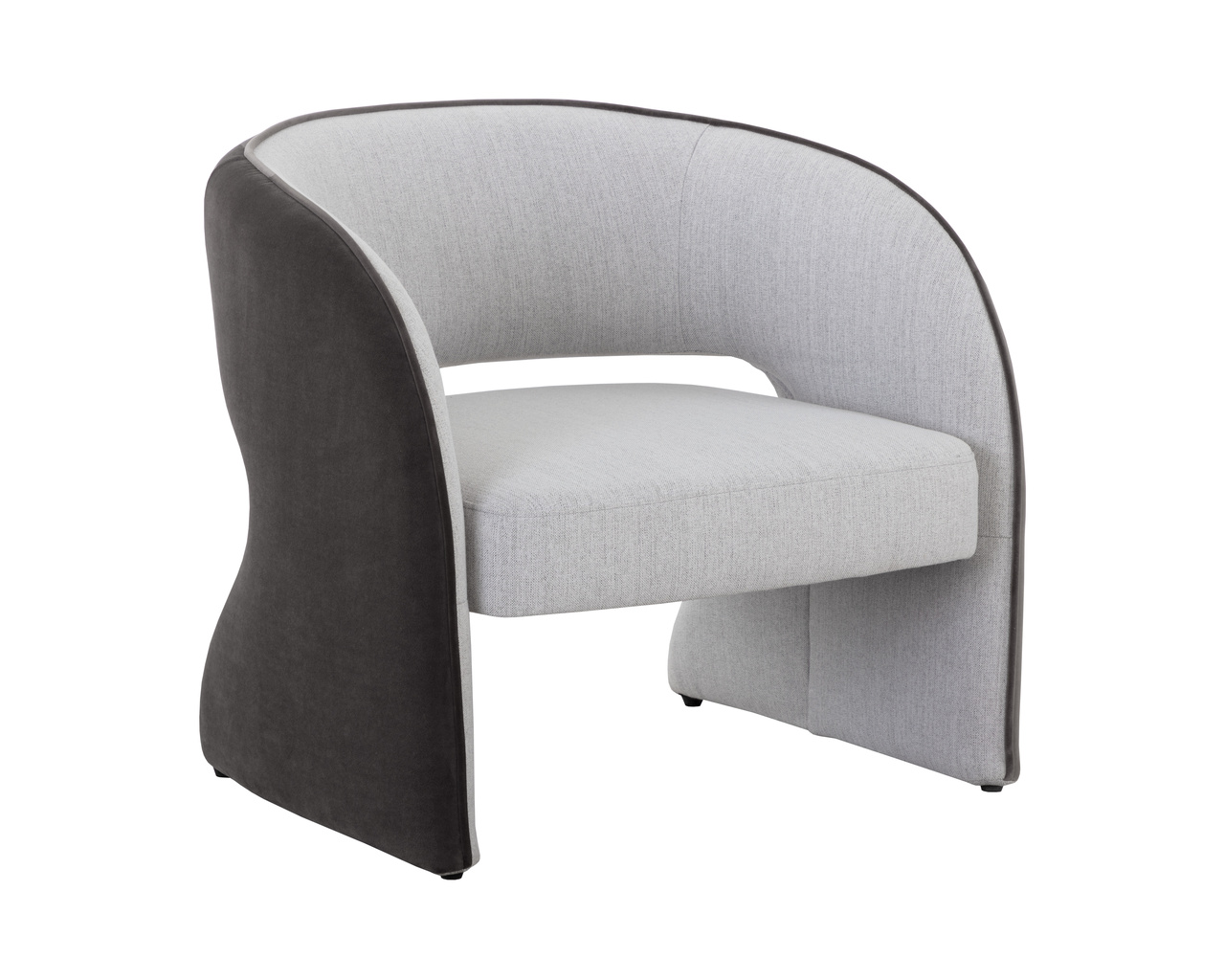 Rosalia Mina Light Grey / Meg Ash Lounge Chair