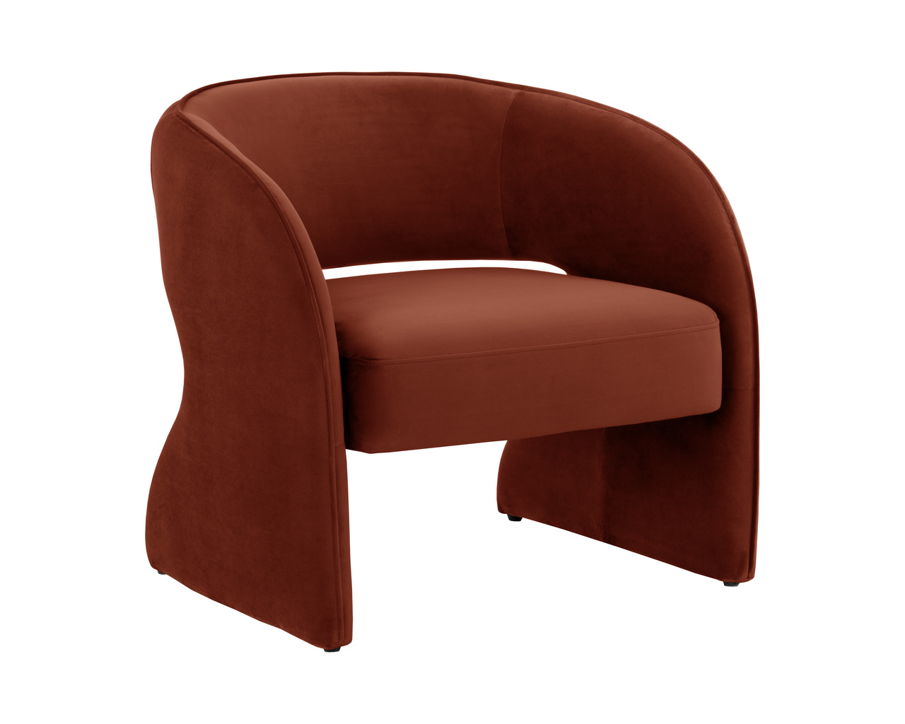 Rosalia Meg Rust Lounge Chair