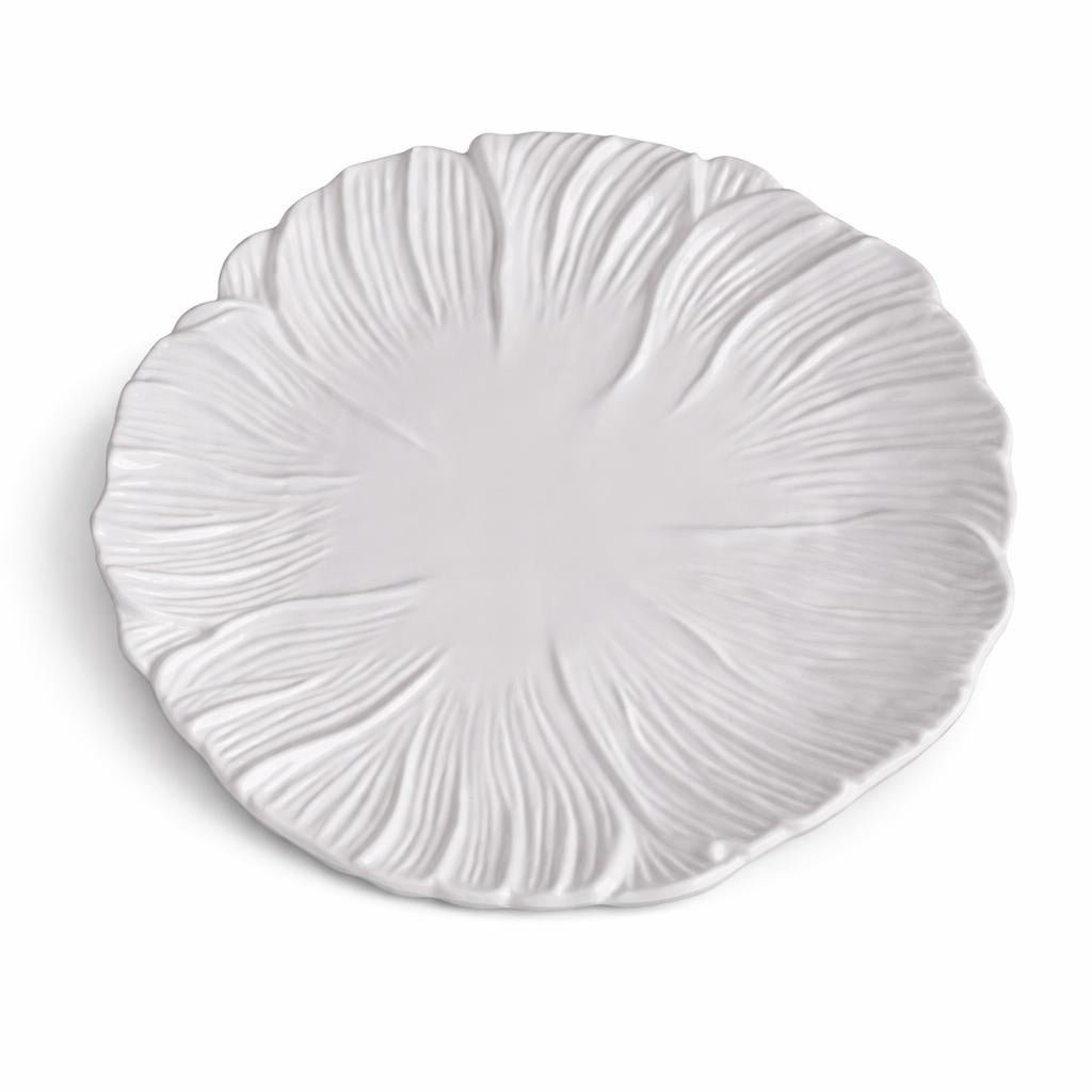 White Lettuce 13" Charger Set of 4