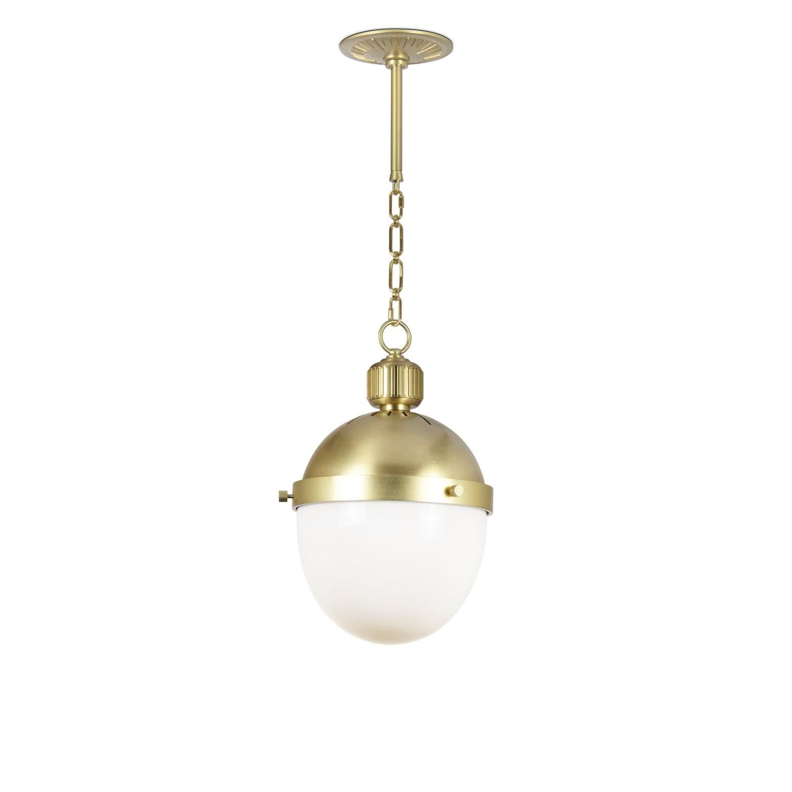 Otis Pendant Small - Natural Brass