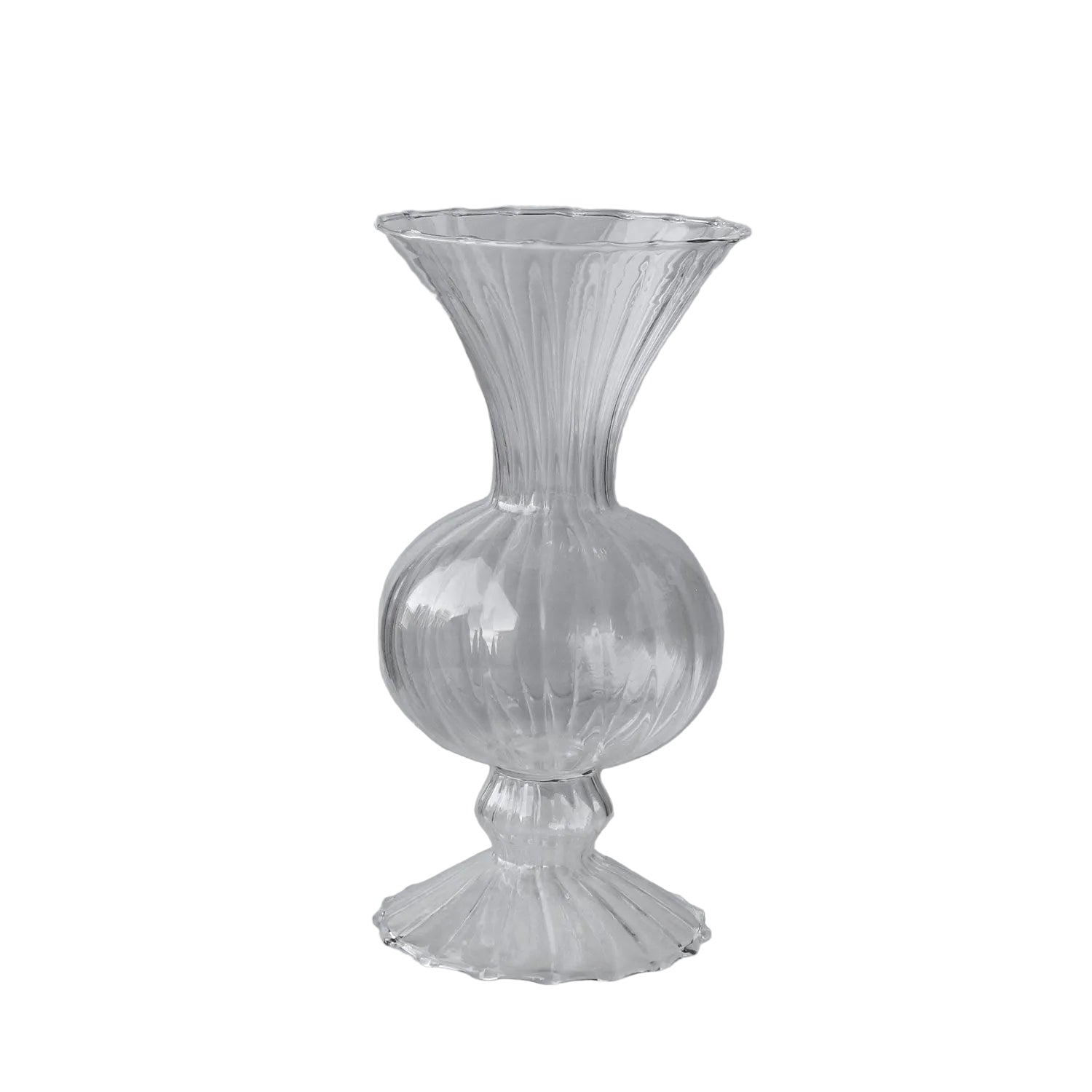 Glass Cambridge Flora Flower Vase Set 2 (Clear)