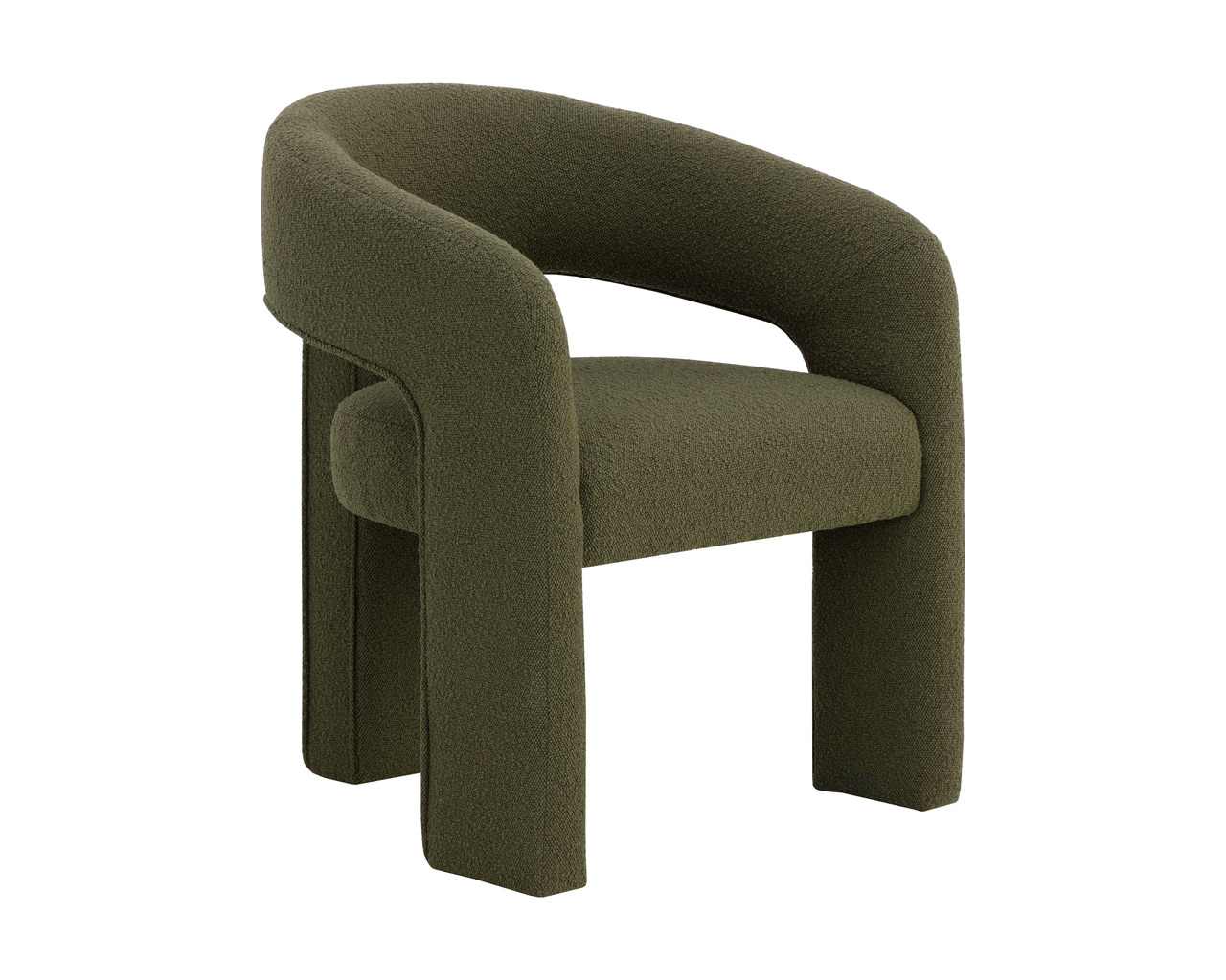 Isidore Dining Copenhagen Olive Armchair