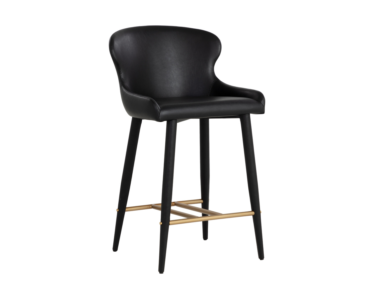 Evora Bravo Black Counter Stool