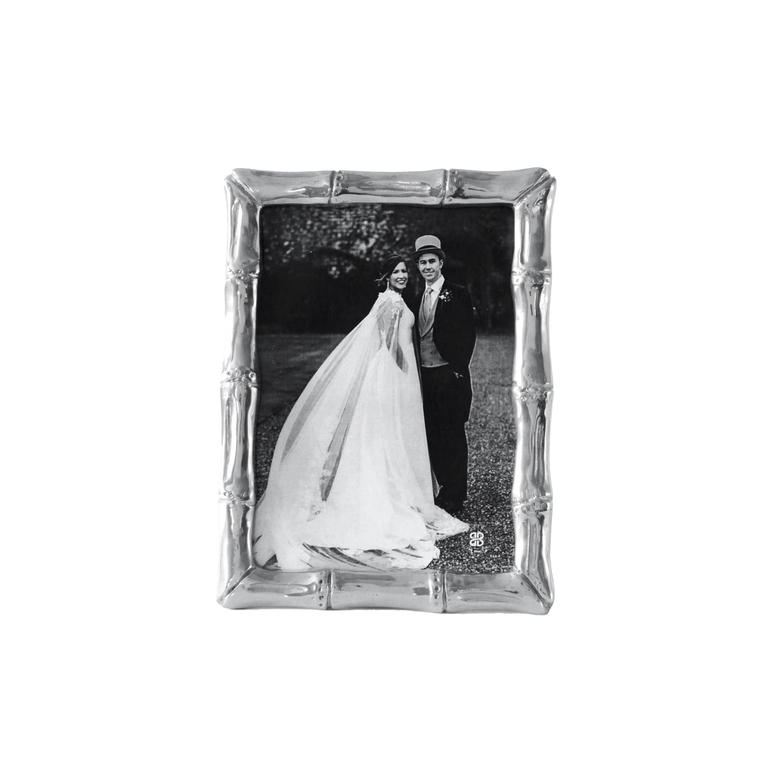Silver Bamboo 5 x 7 Picture Frame