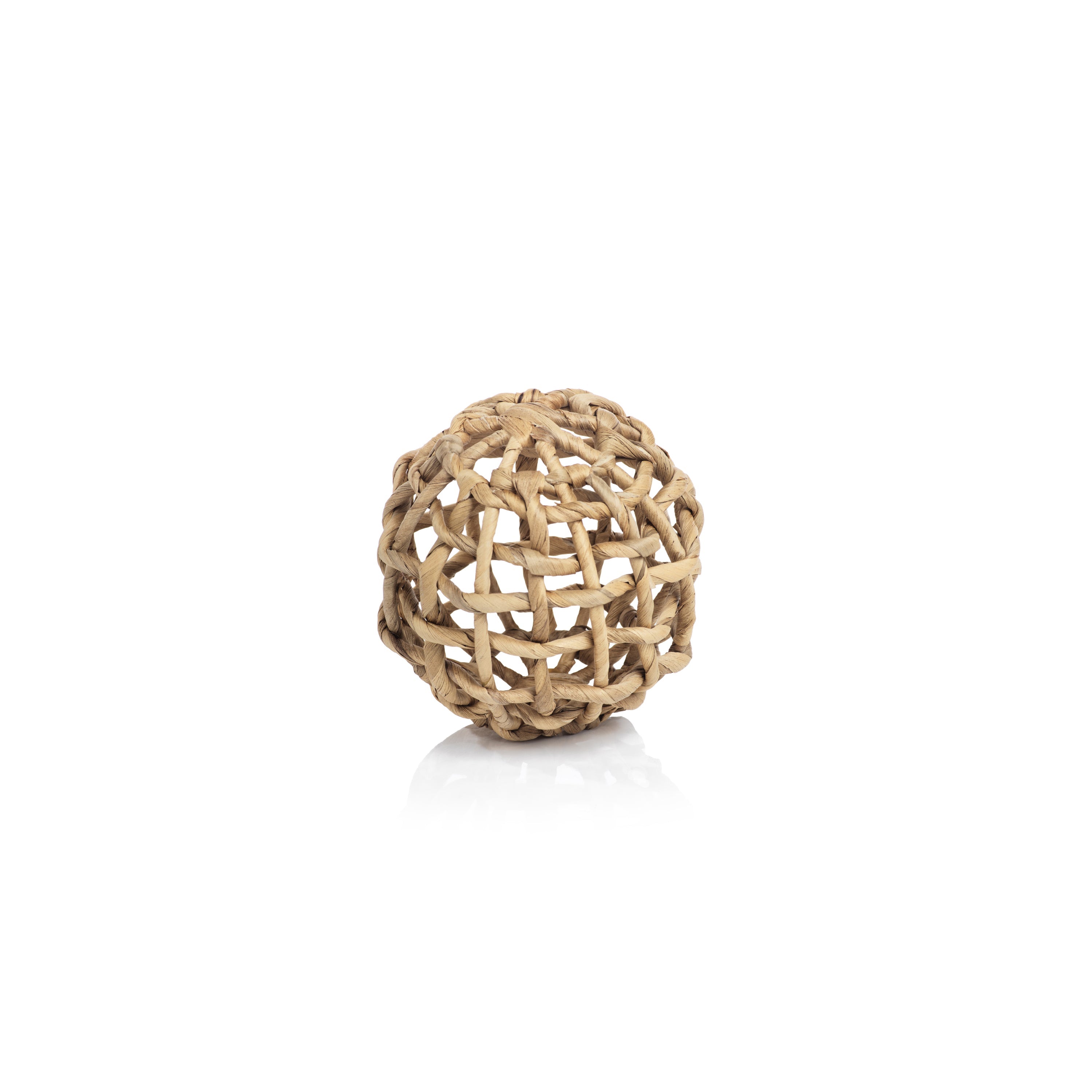 Water Hyacinth Twisted Decorative Balls, Set 8