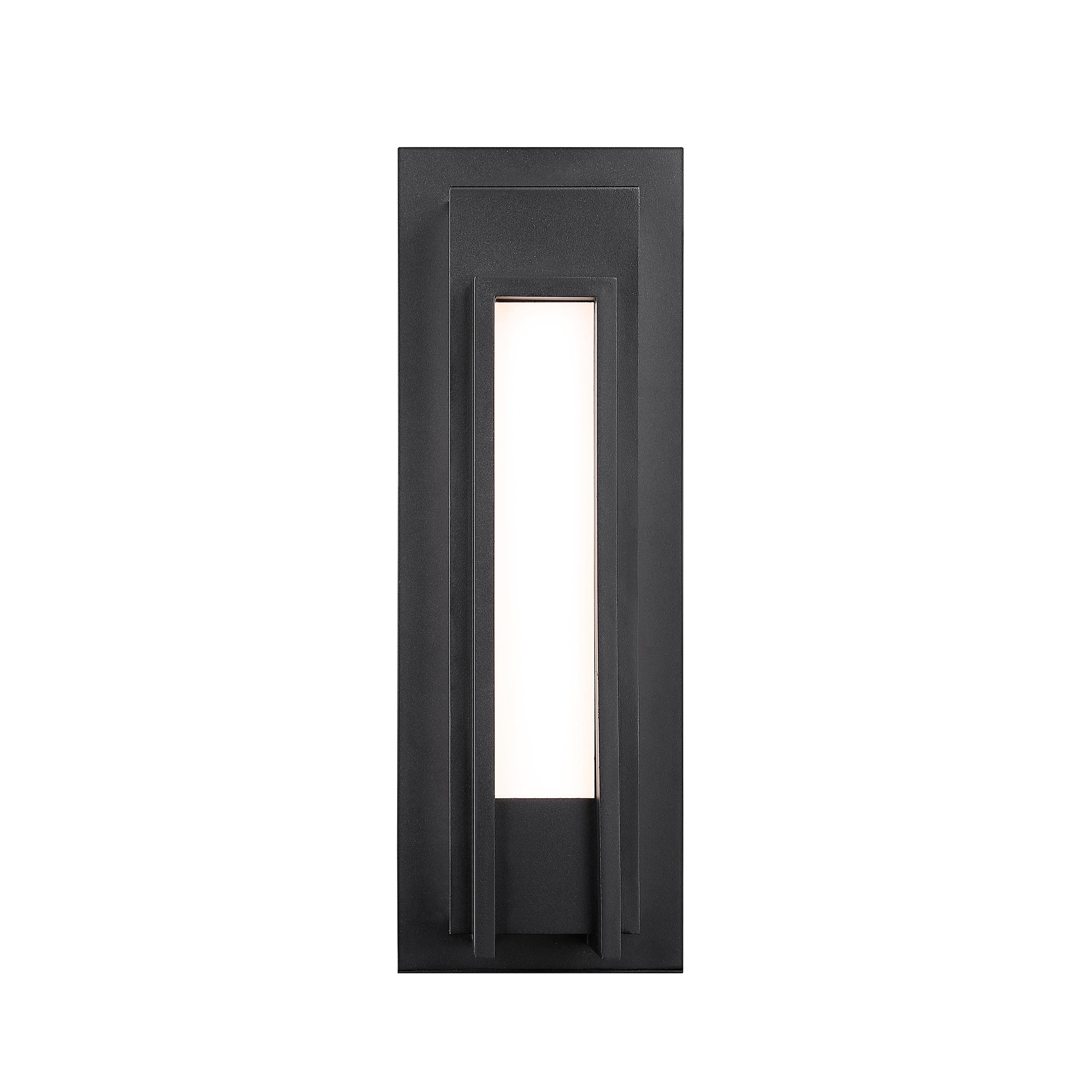 Black Keaton Linear LED Outdoor Wall Sconce