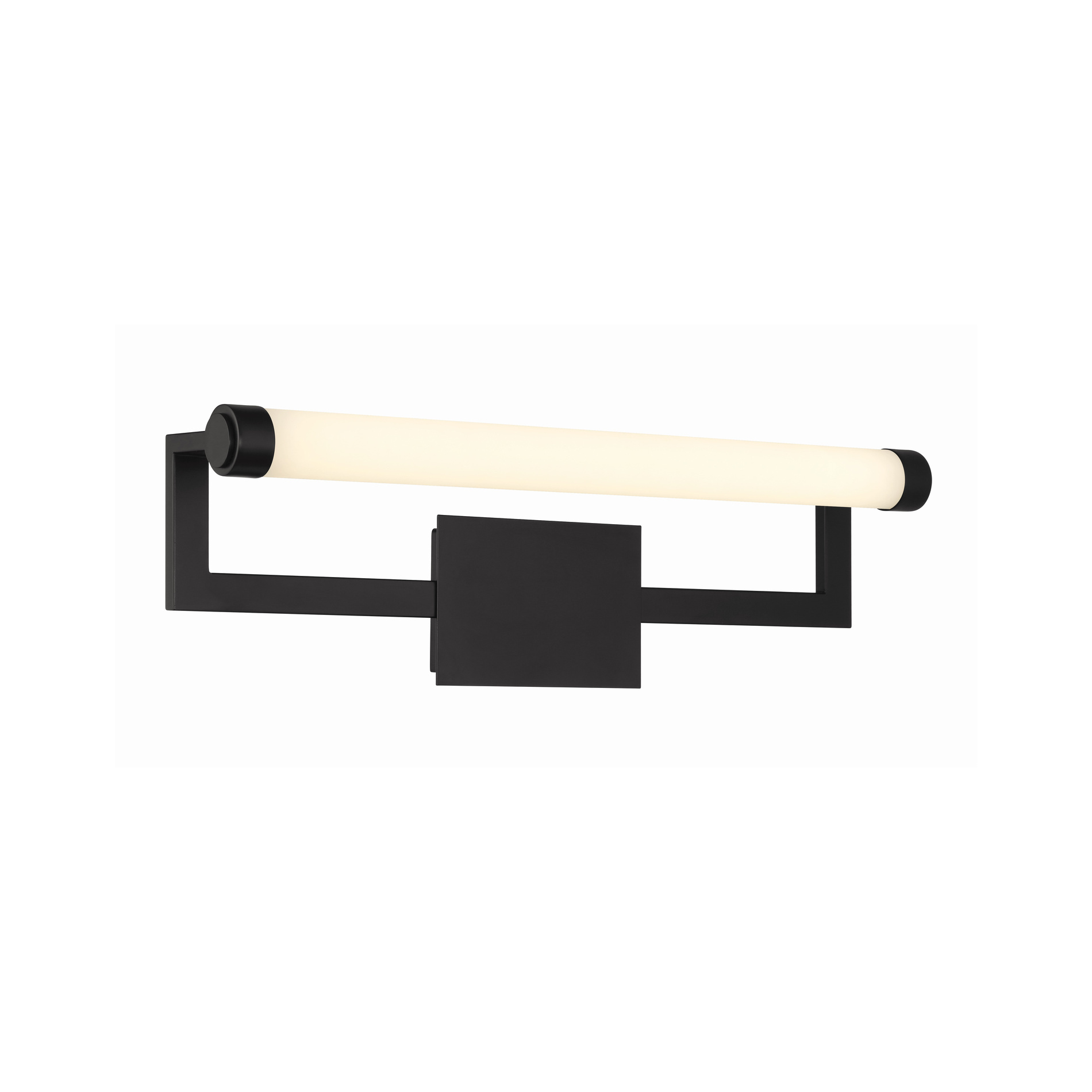 Clinton 26.25" Matte Black Integrated LED Picture Light