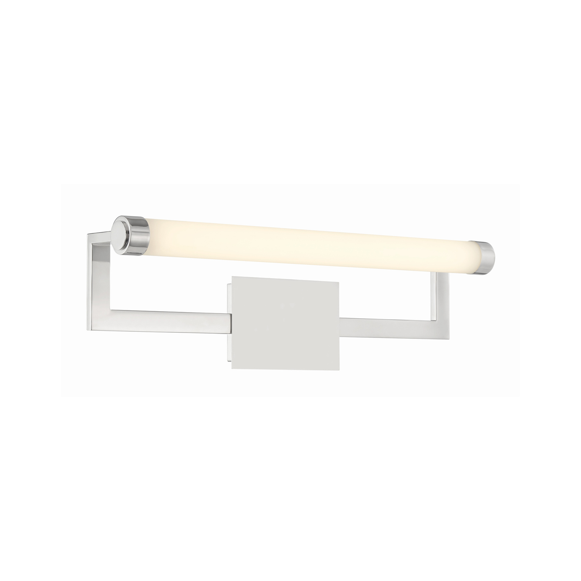 Clinton 26.25" Polished Nickel Integrated LED Picture Light