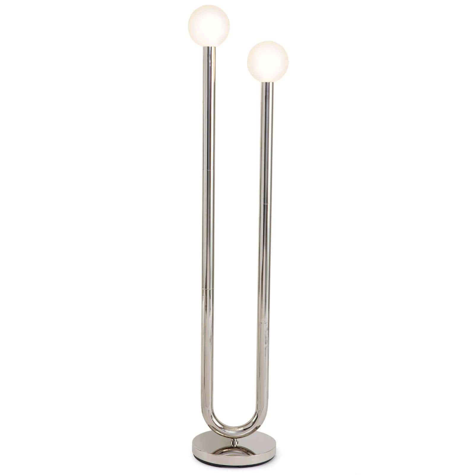 Happy Polished Nickel Floor Lamp