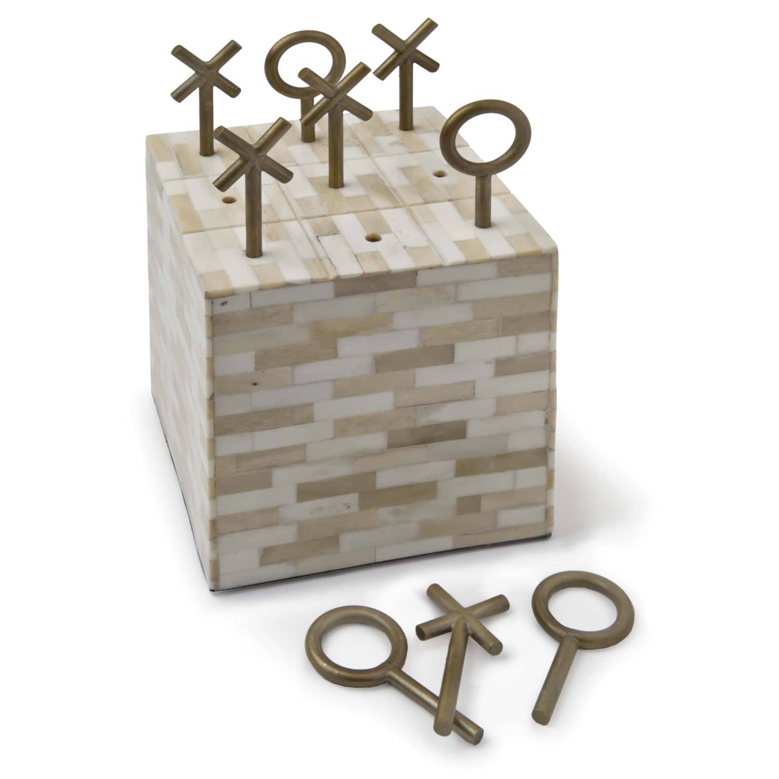 Tic Tac Toe Multitone Decorative Accessory Block