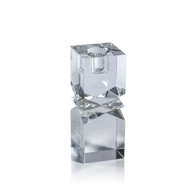 Vienna Artistry Crystal Glass Candlestick, Small