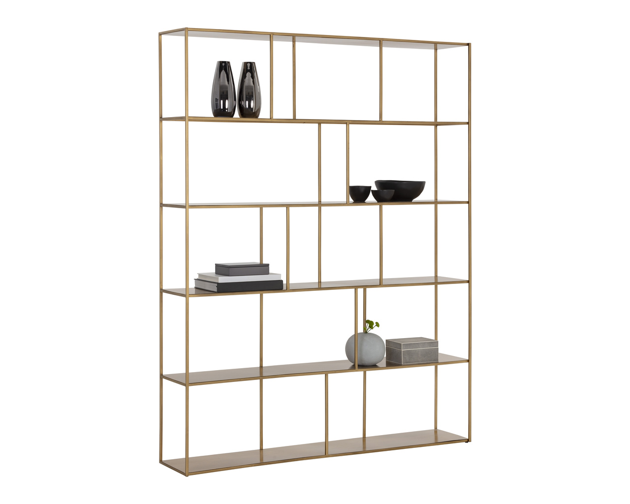 Eiffel Extra Large - Antique Brass Bookcase