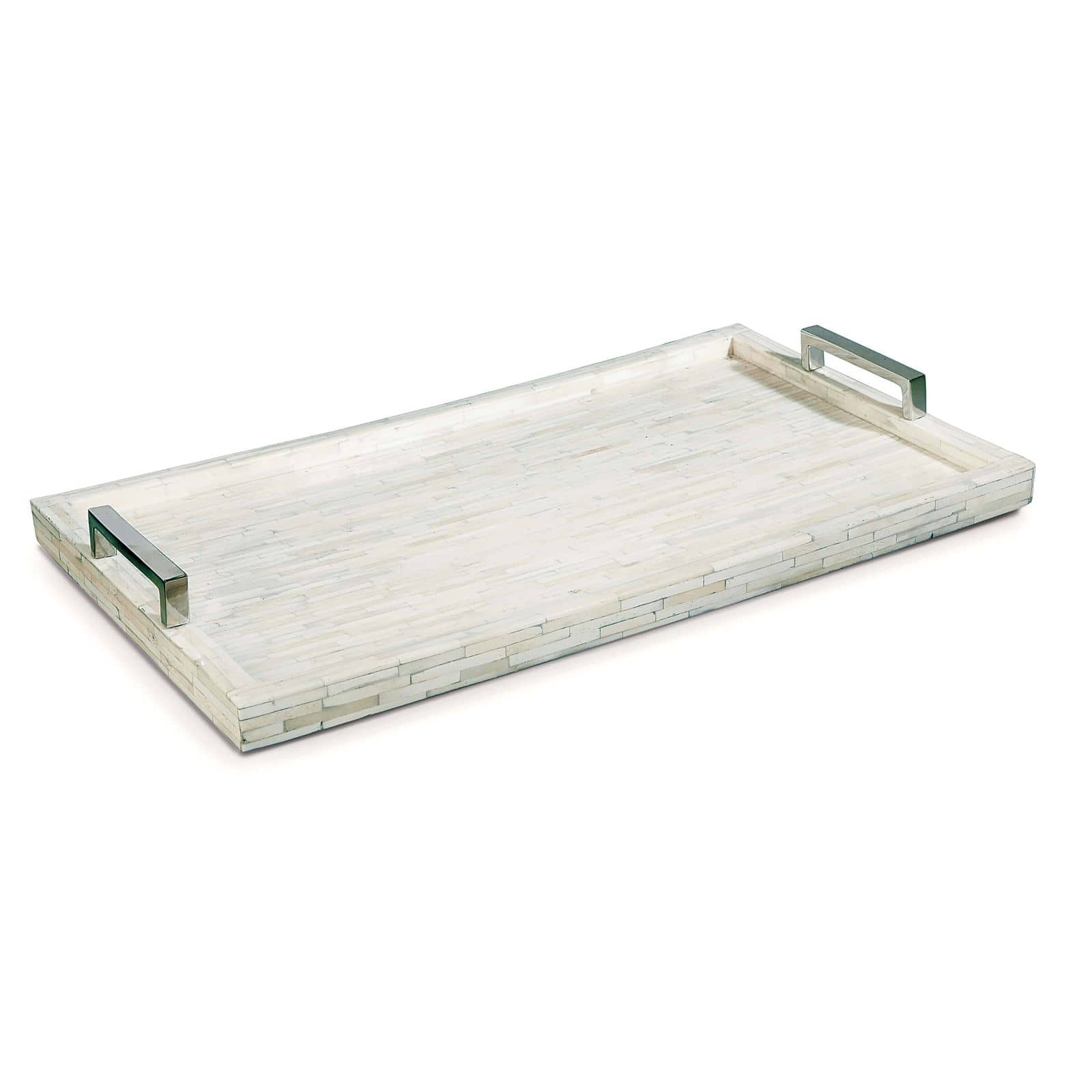 White Bone Nickel Tray