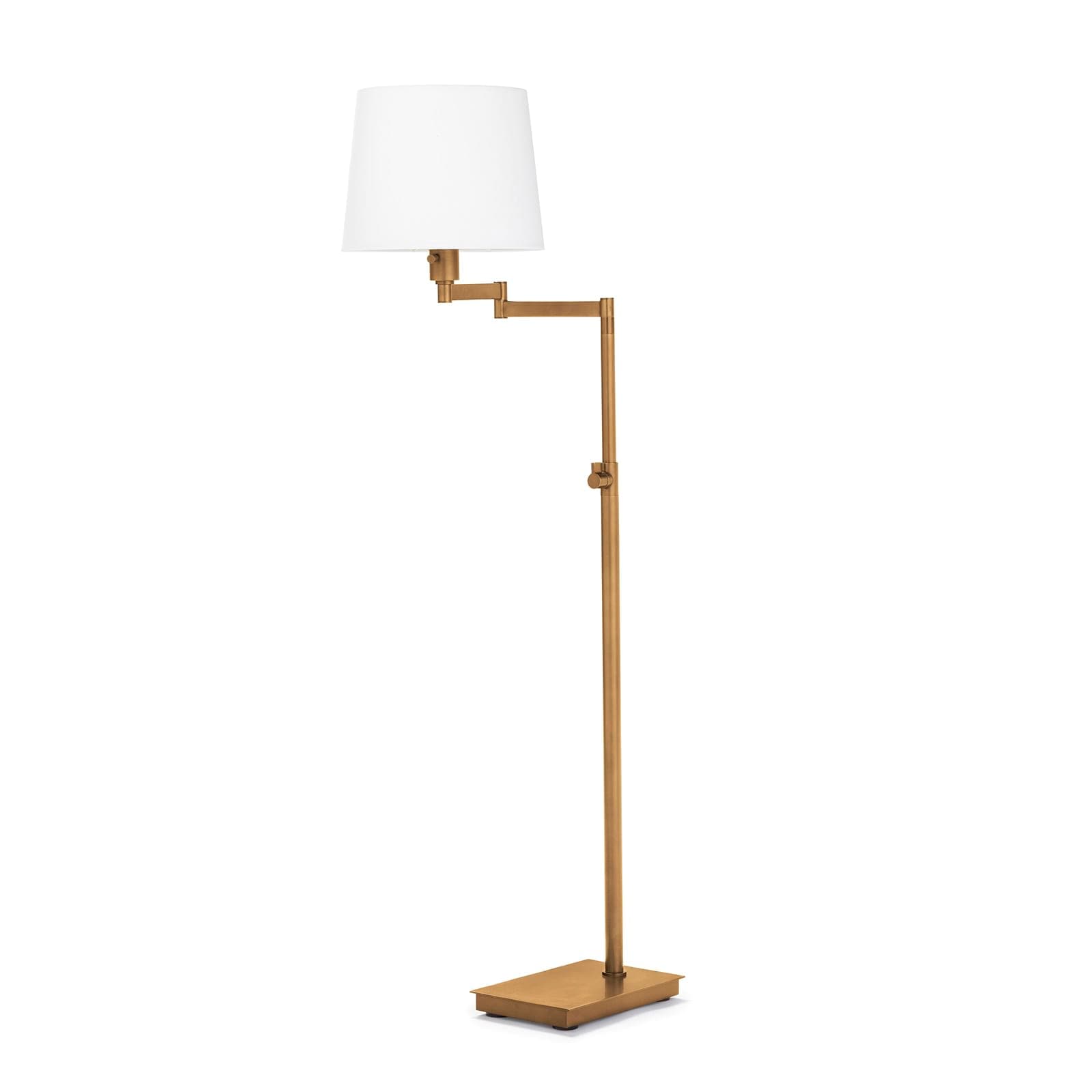 Virtue Floor Lamp Natural Brass
