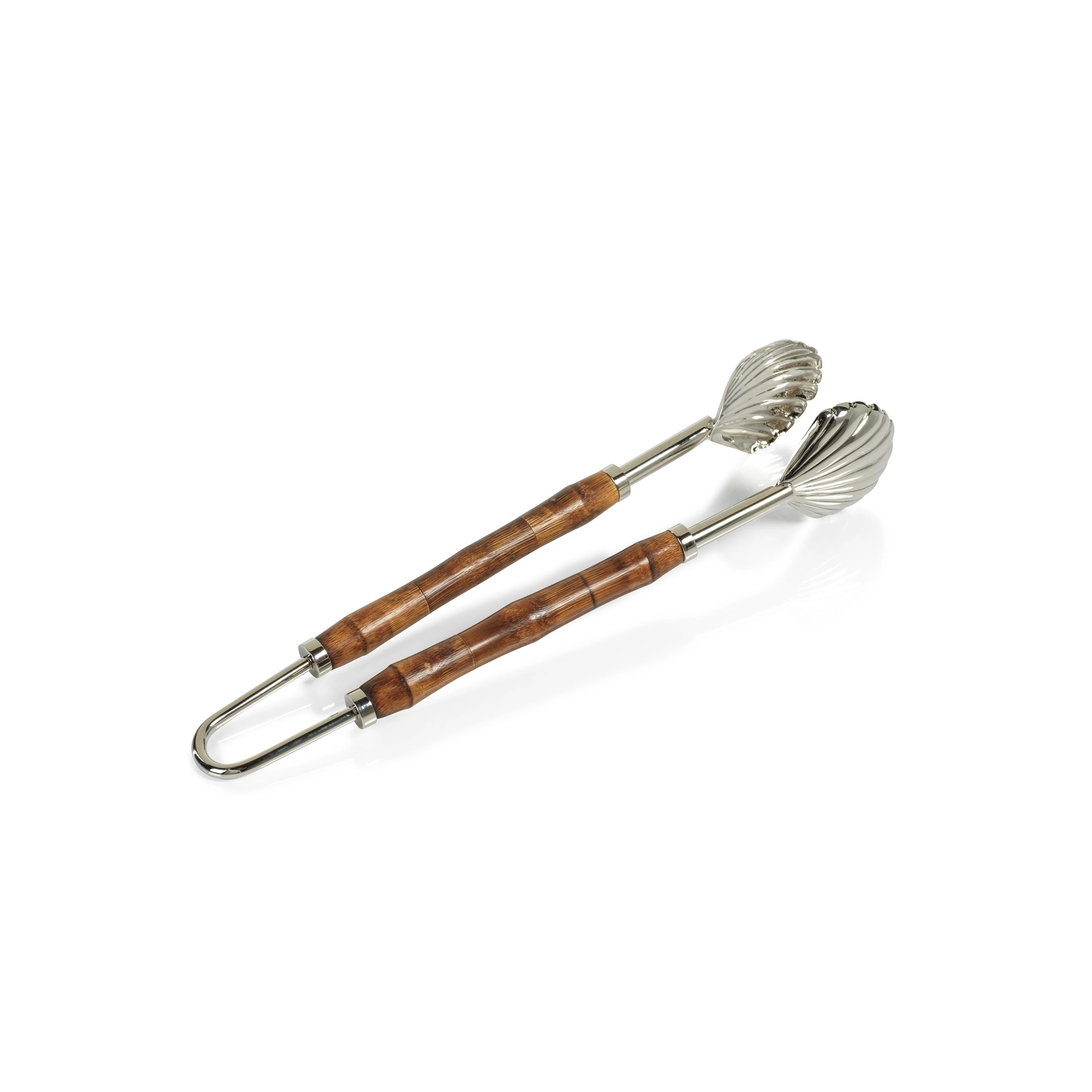 Colony Bamboo Nickel Ice Tong