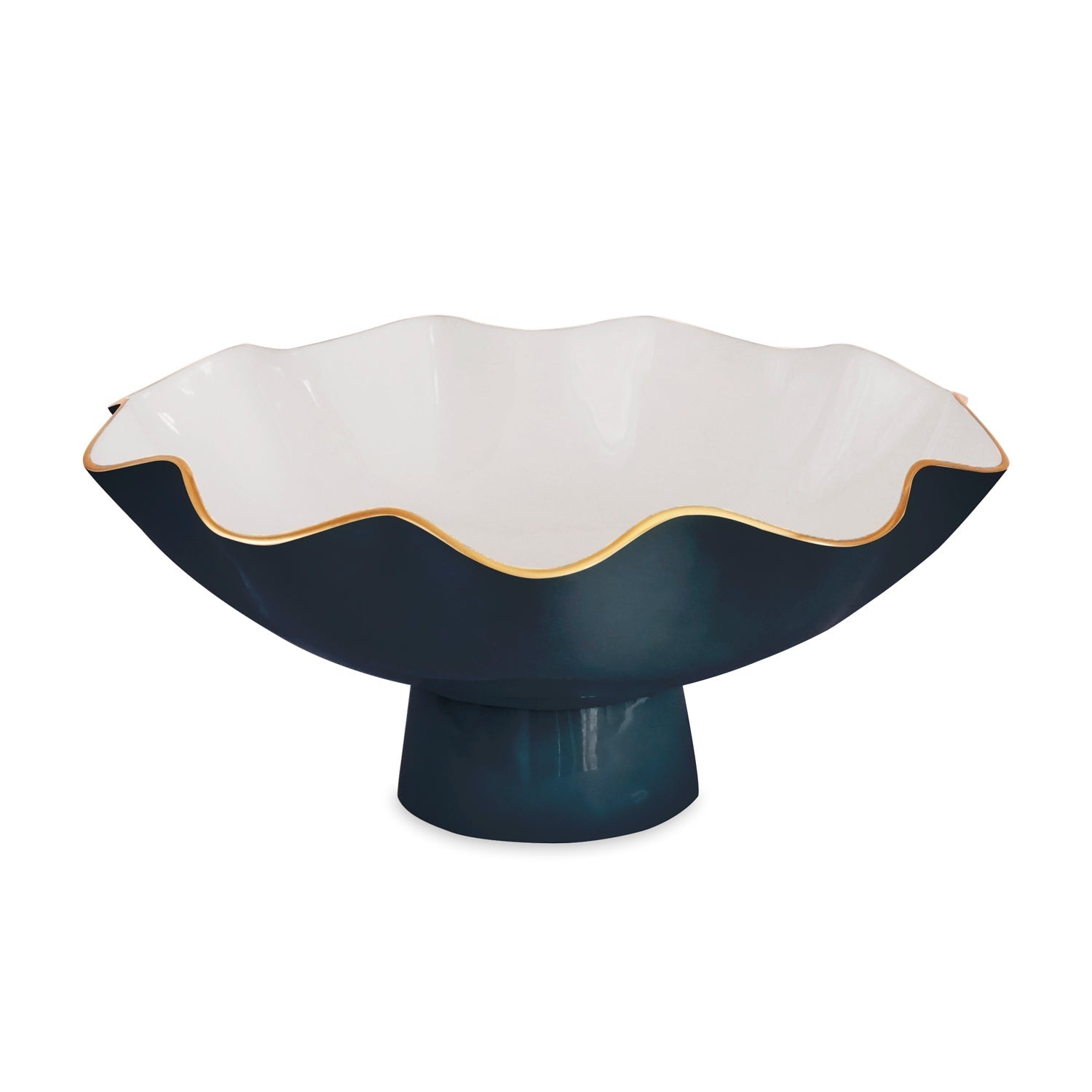 Encanto Carola Large Pedestal (Midnight White)