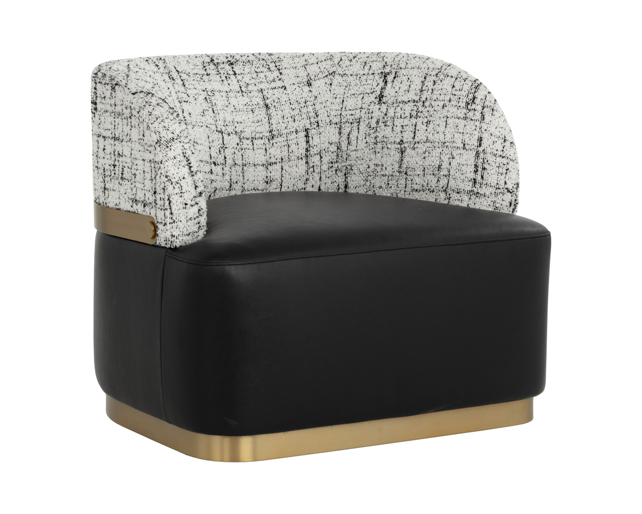 Brinda Swivel Bravo Black / Halton Birch Lounge Chair